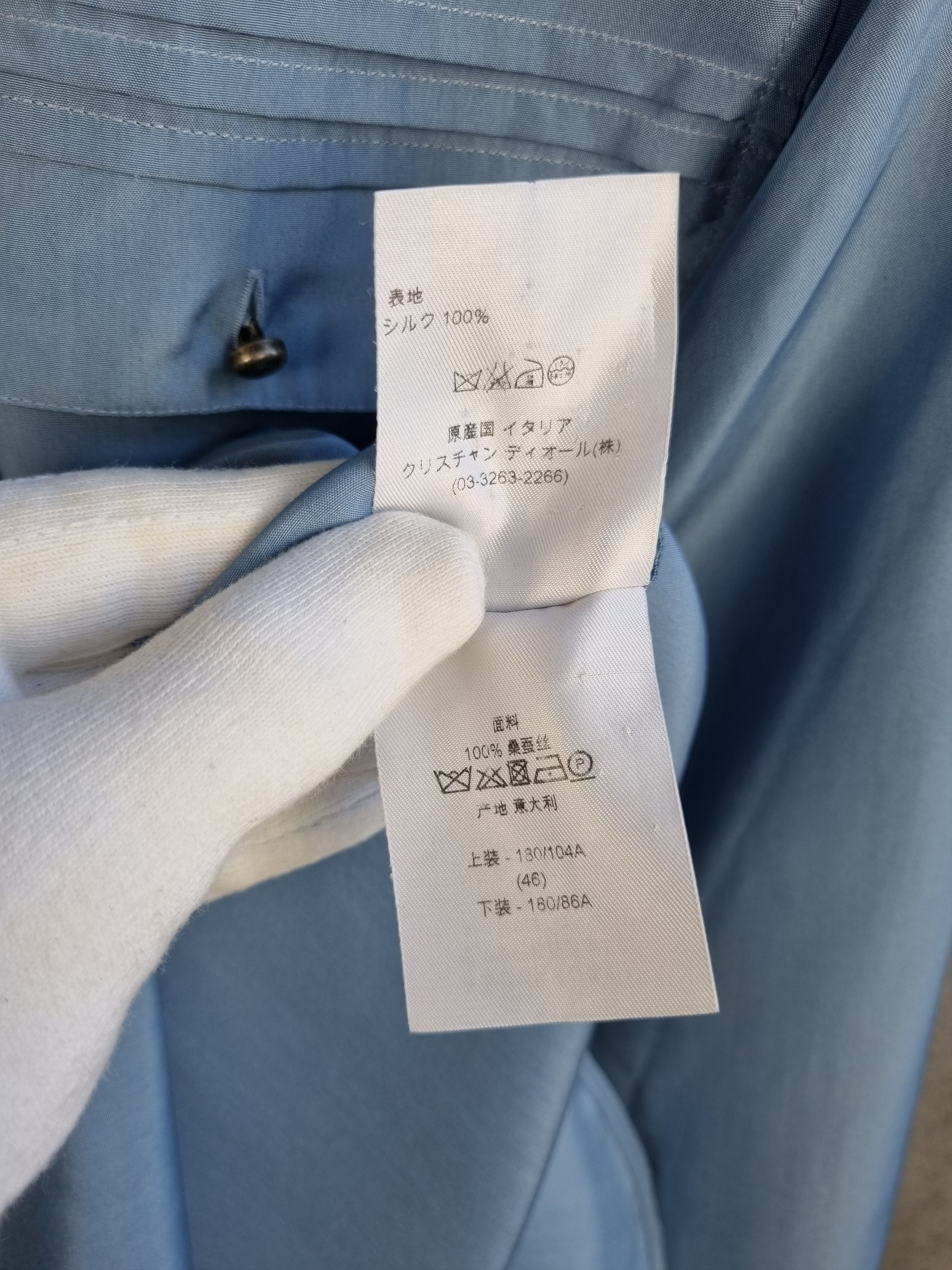 Christian Dior Monsieur × Vintage 90s Christian Dior Silk Vintage Luxury Shirt Size M / US 6-8 / IT 42-44 - 9 Thumbnail