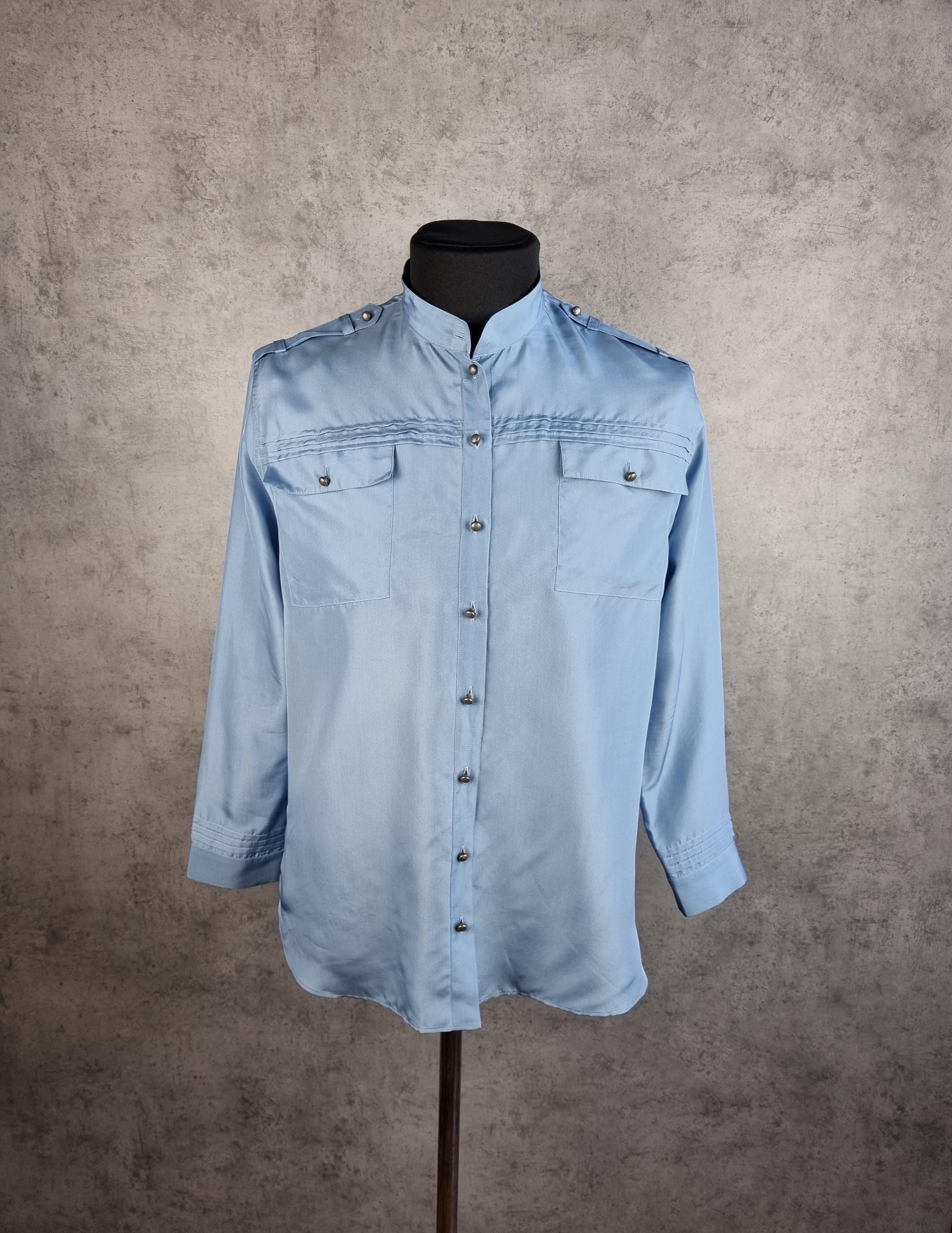 Christian Dior Monsieur × Vintage 90s Christian Dior Silk Vintage Luxury Shirt Size M / US 6-8 / IT 42-44 - 3 Thumbnail