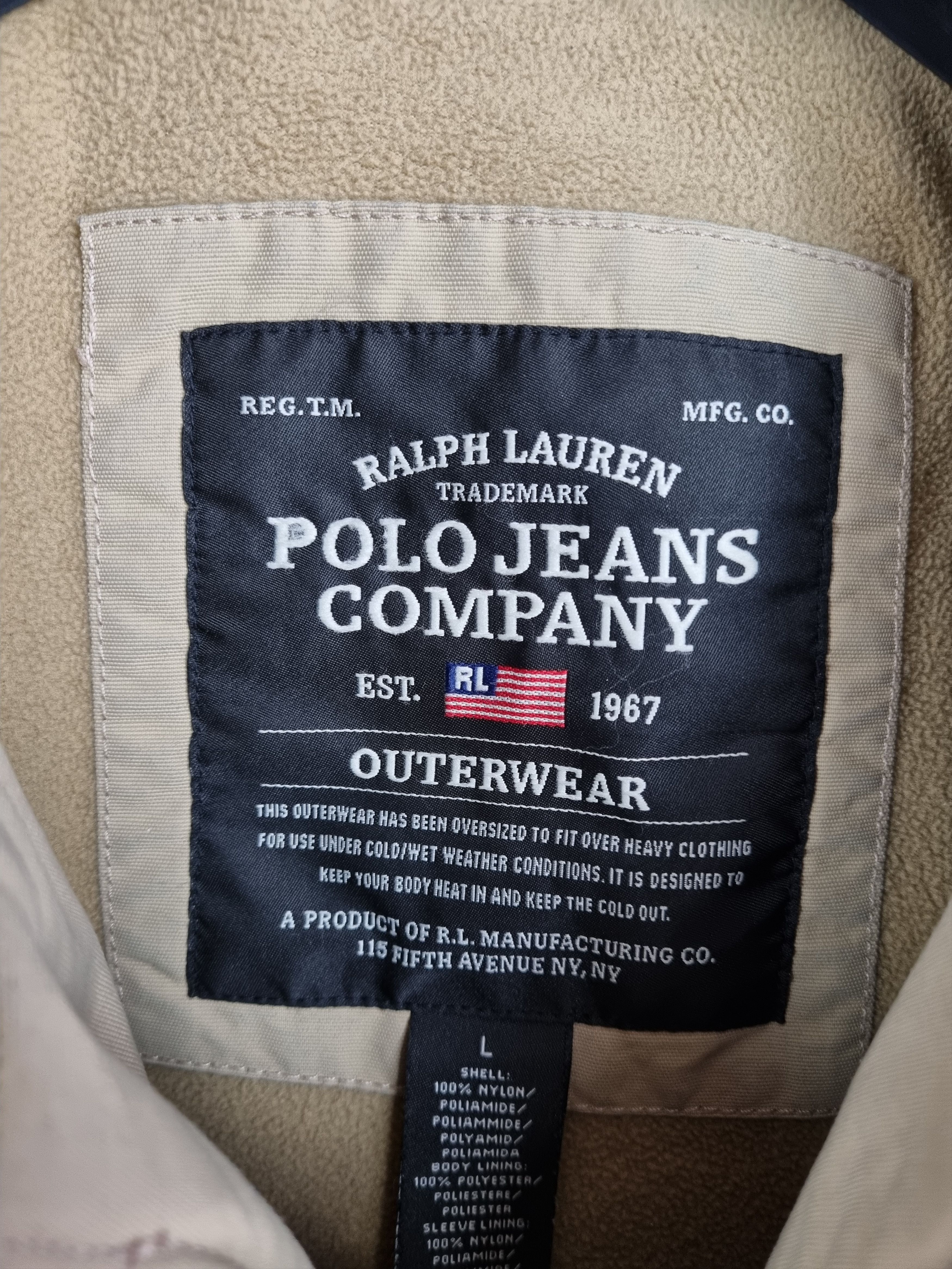 Polo Ralph Lauren × Ralph Lauren Polo Jeans Ralph Lauren Fleece Inside Nylon Jacket Size US L / EU 52-54 / 3 - 8 Thumbnail