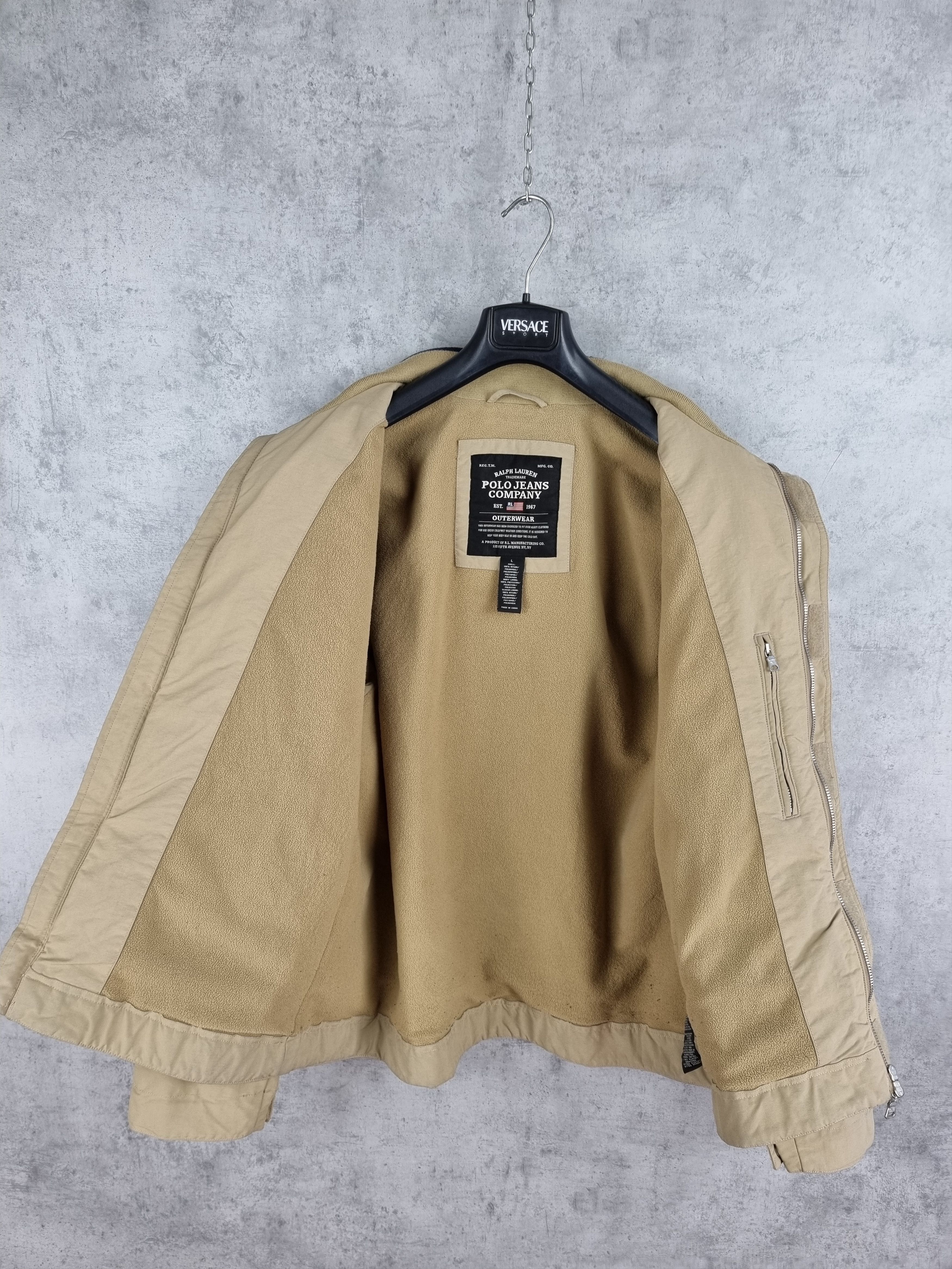 Polo Ralph Lauren × Ralph Lauren Polo Jeans Ralph Lauren Fleece Inside Nylon Jacket Size US L / EU 52-54 / 3 - 7 Thumbnail