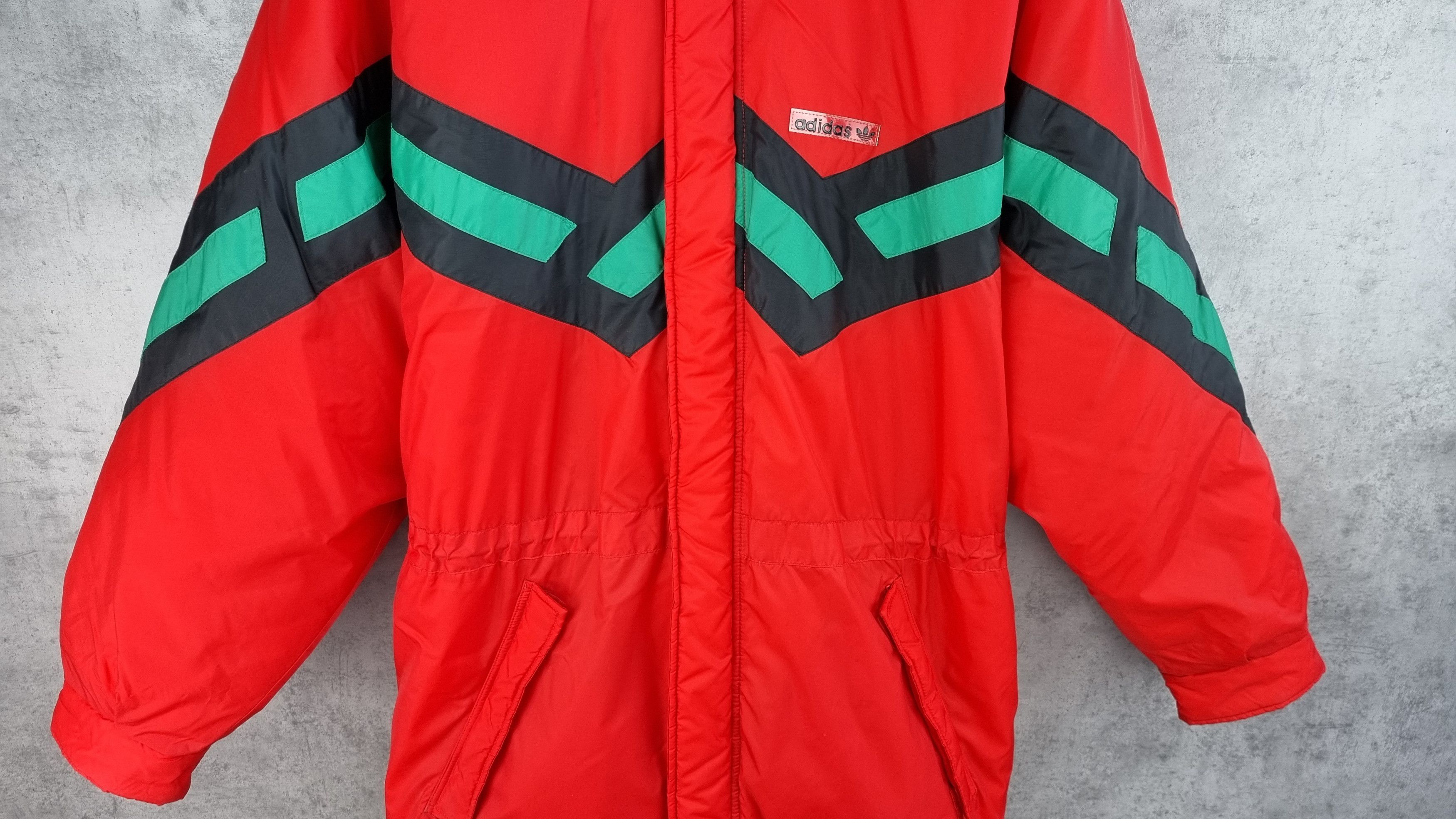 Adidas × Vintage 90s Rare Adidas Attractive Heavy Baggy Jacket Size US L / EU 52-54 / 3 - 6 Thumbnail