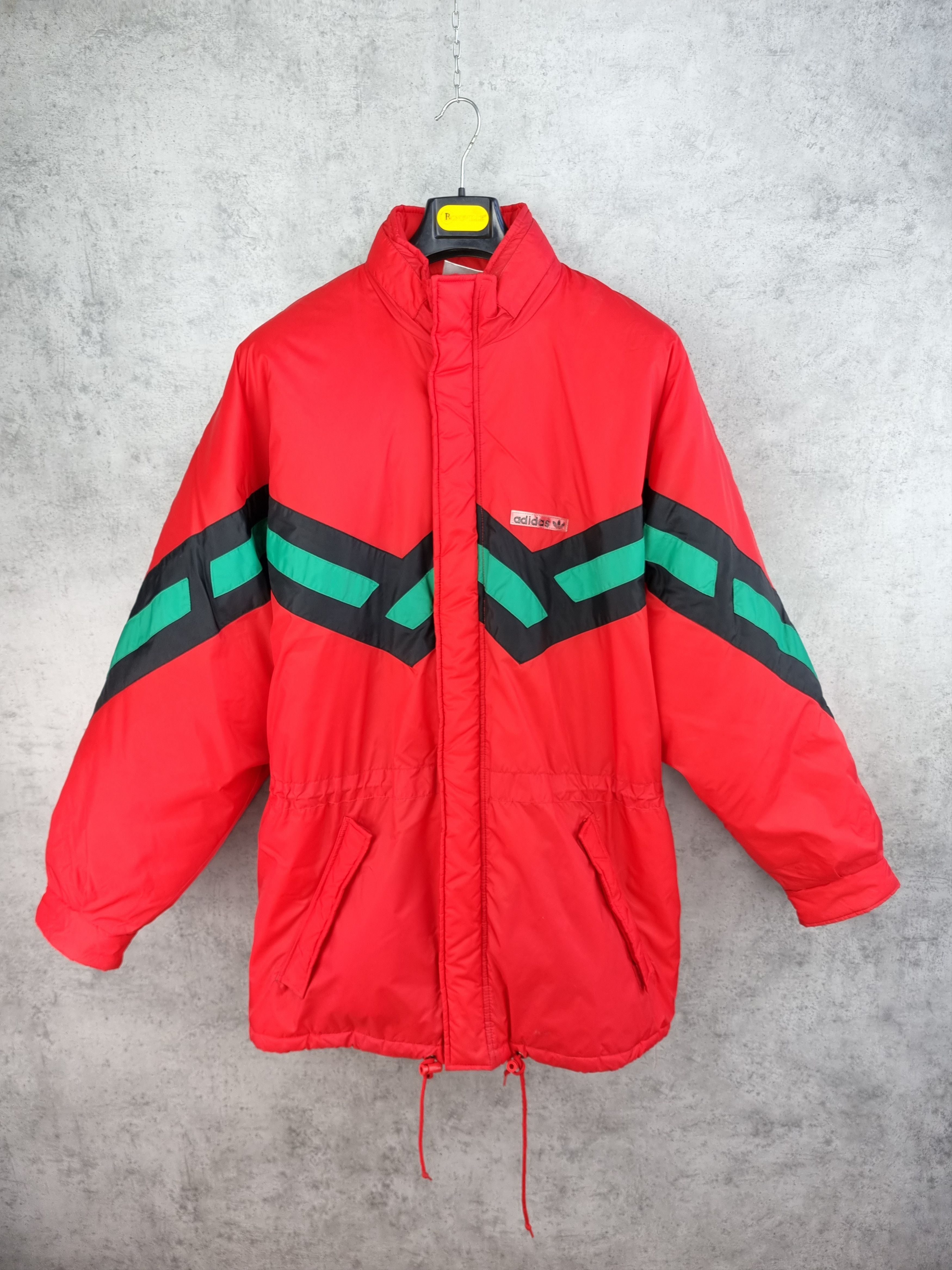 Adidas × Vintage 90s Rare Adidas Attractive Heavy Baggy Jacket Size US L / EU 52-54 / 3 - 1 Thumbnail