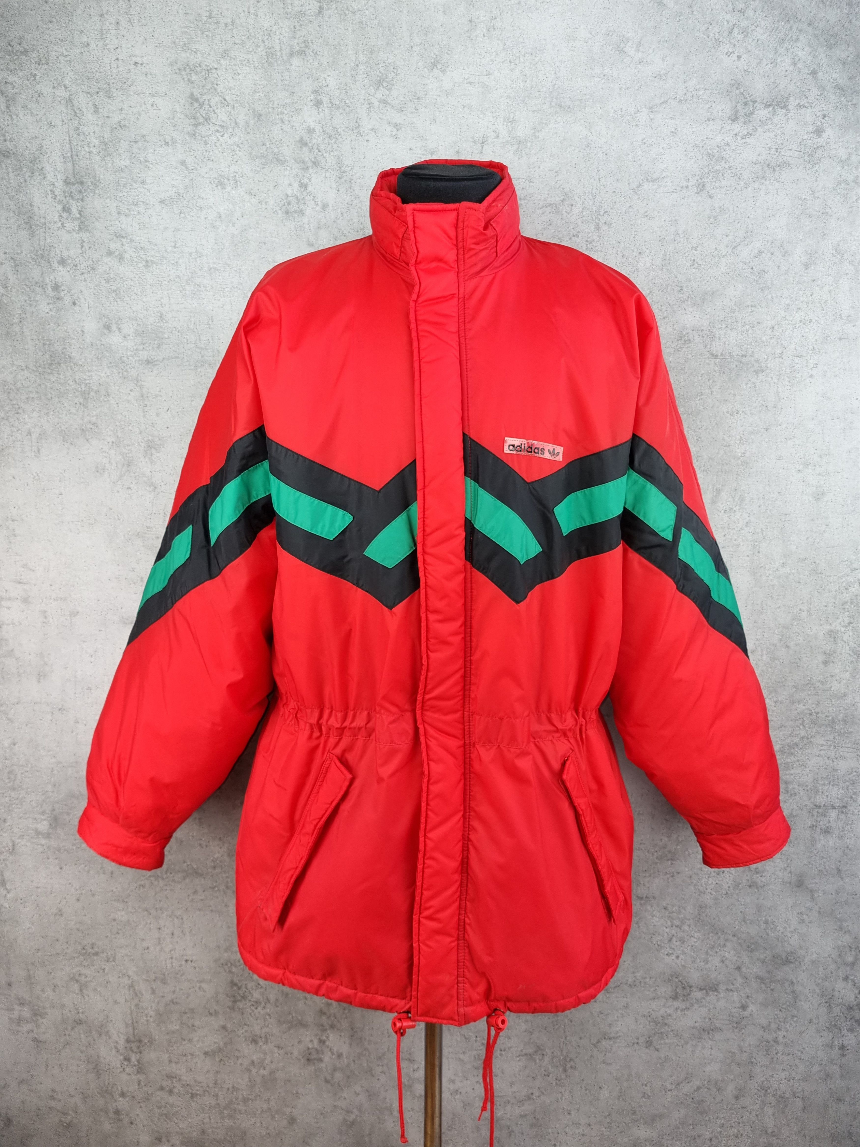 Adidas × Vintage 90s Rare Adidas Attractive Heavy Baggy Jacket Size US L / EU 52-54 / 3 - 2 Thumbnail