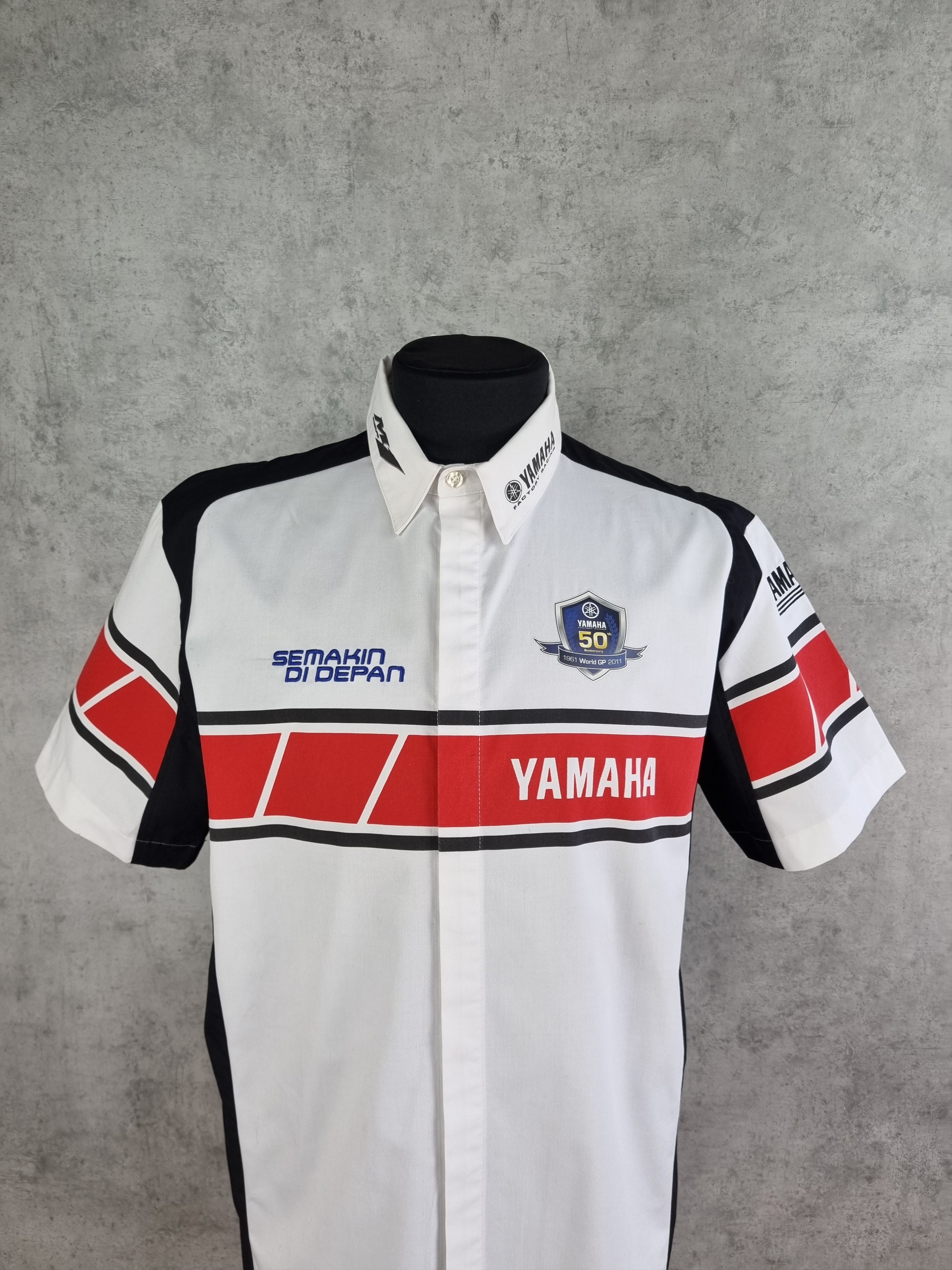 Formula 1 × Yamaha Rare YAMAHA big logo shirt 50 years anniversary Size US XL / EU 56 / 4 - 7 Thumbnail
