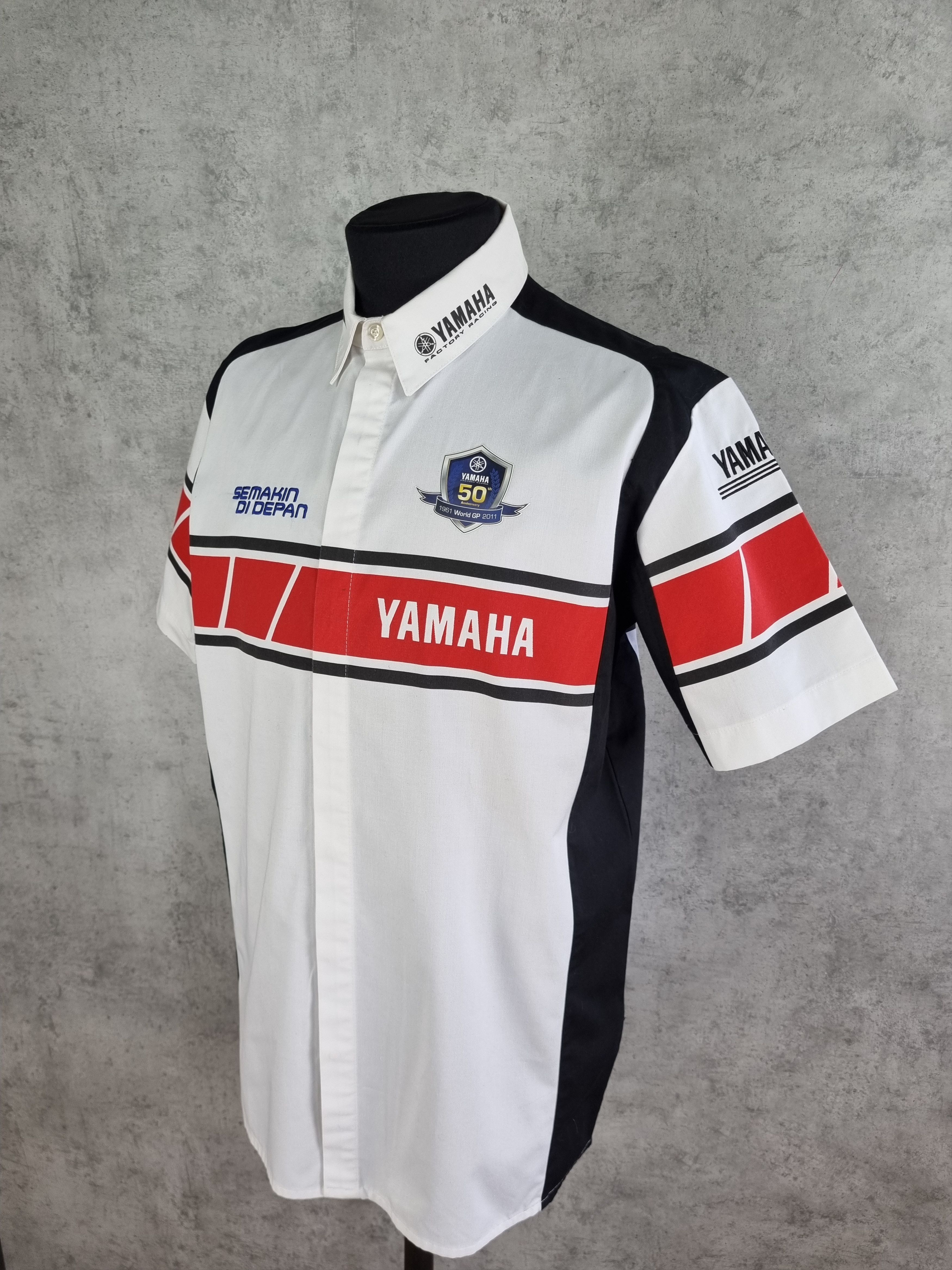 Formula 1 × Yamaha Rare YAMAHA big logo shirt 50 years anniversary Size US XL / EU 56 / 4 - 6 Thumbnail