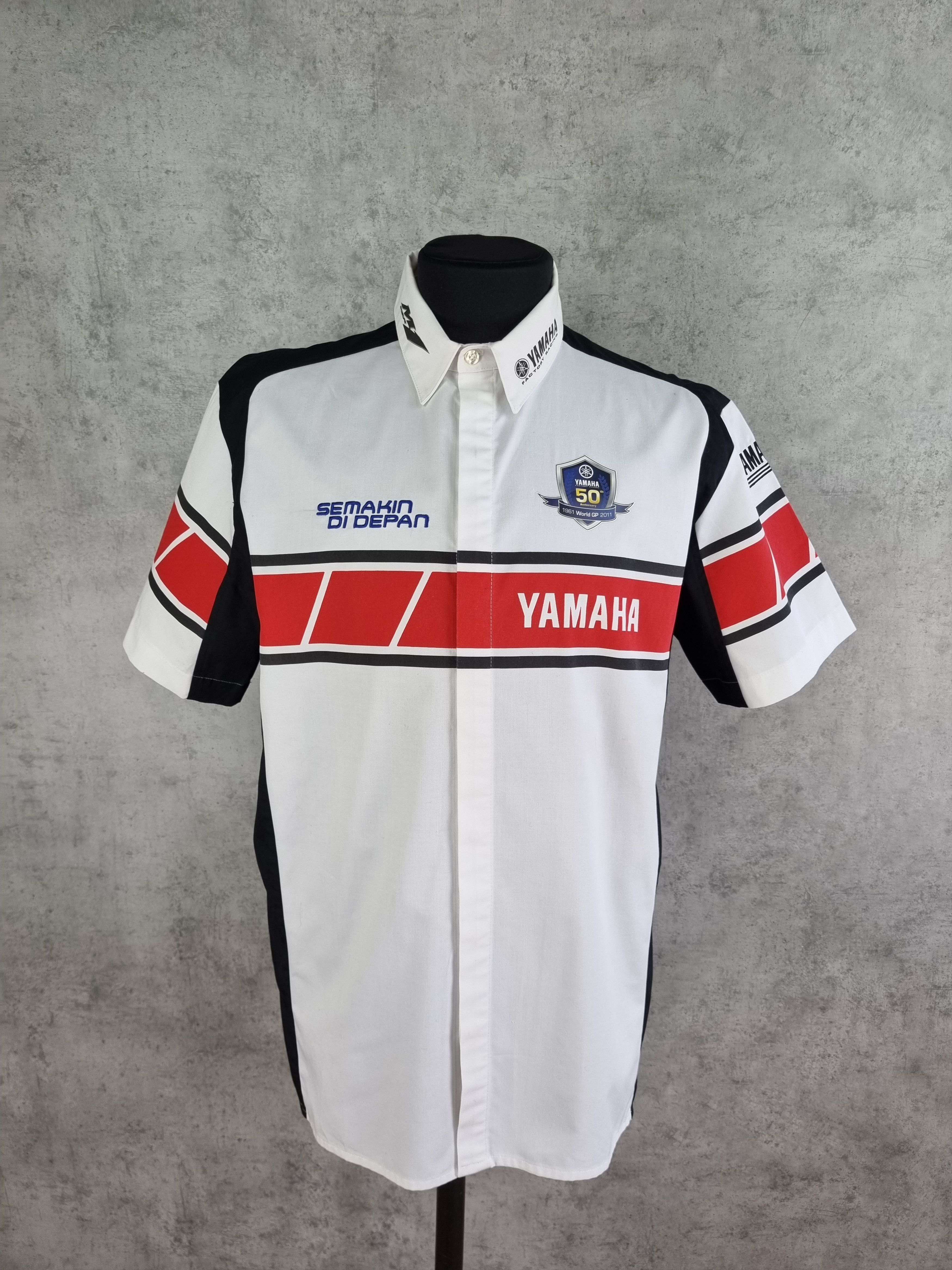Formula 1 × Yamaha Rare YAMAHA big logo shirt 50 years anniversary Size US XL / EU 56 / 4 - 5 Thumbnail