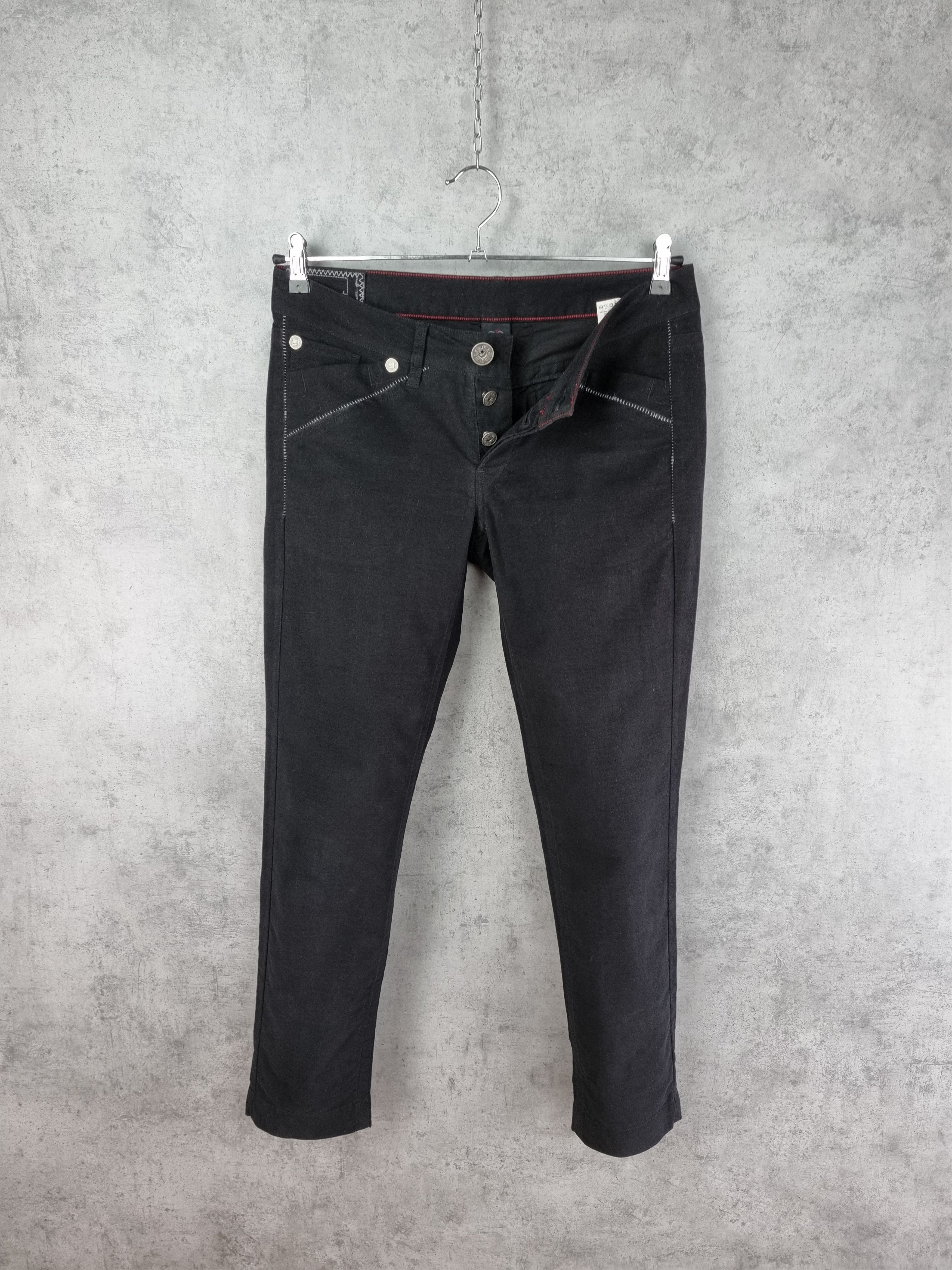 Marithe + Francois Girbaud 90s Velour Girbaud Soft Fabrics Pants VELEUR Size US 32 / EU 48 - 12 Thumbnail