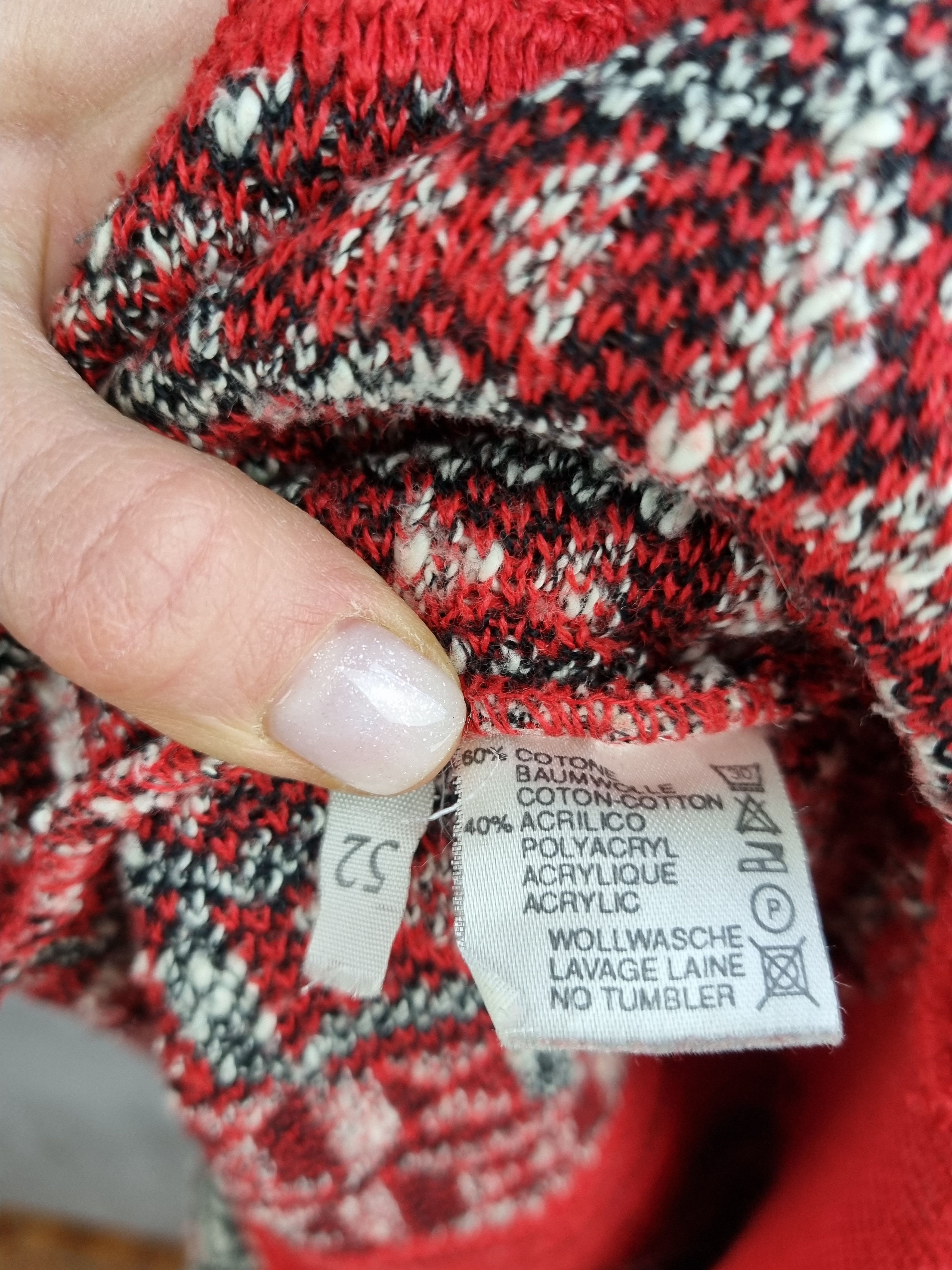 Vintage 90s Coogi Style Cable Knitted V neck Sweater Cardigan Size US L / EU 52-54 / 3 - 8 Thumbnail