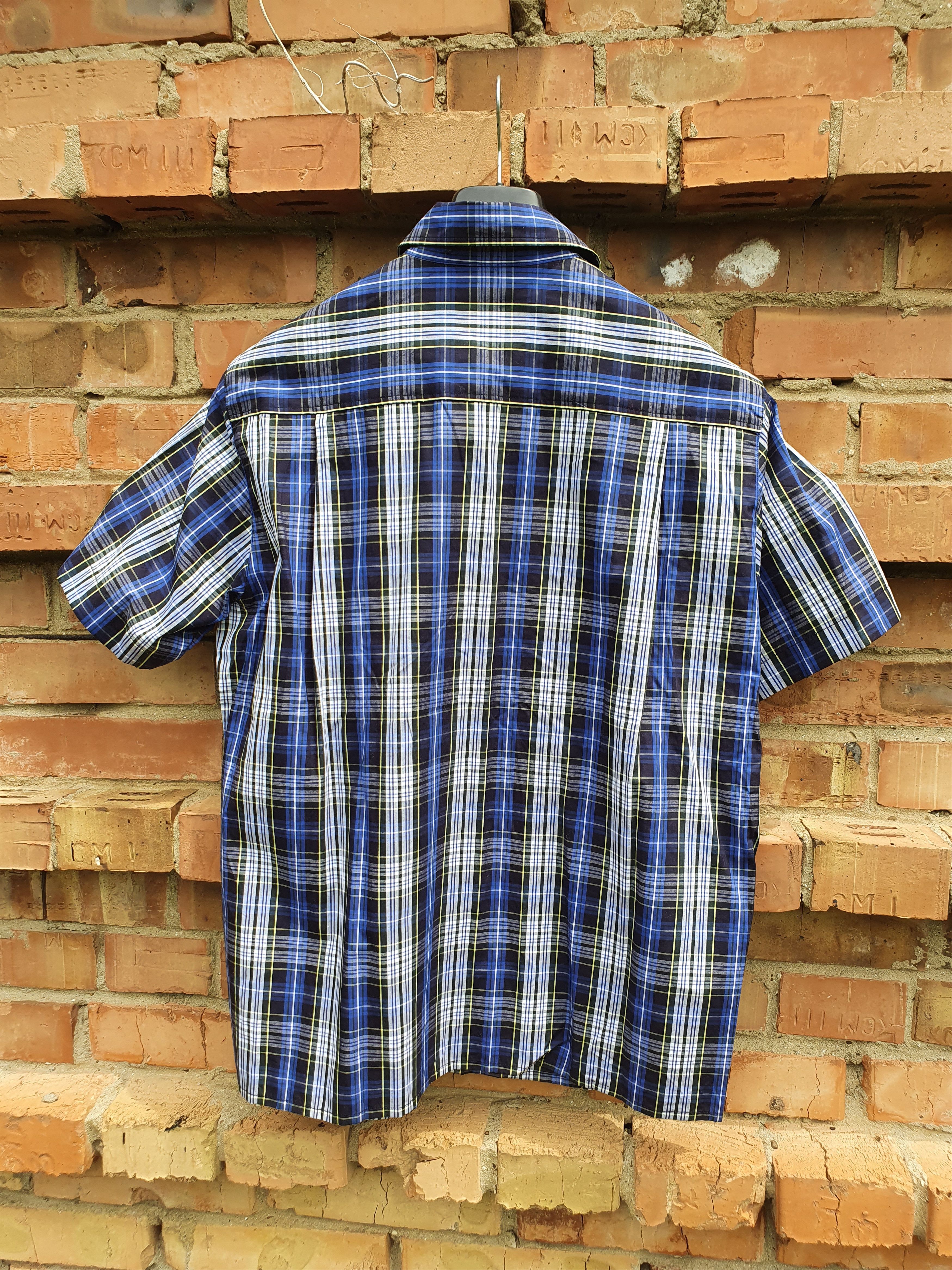 Vintage 80s Burberrys Plaid Nova Check Gold Buttons Shirt Size US M / EU 48-50 / 2 - 19 Thumbnail