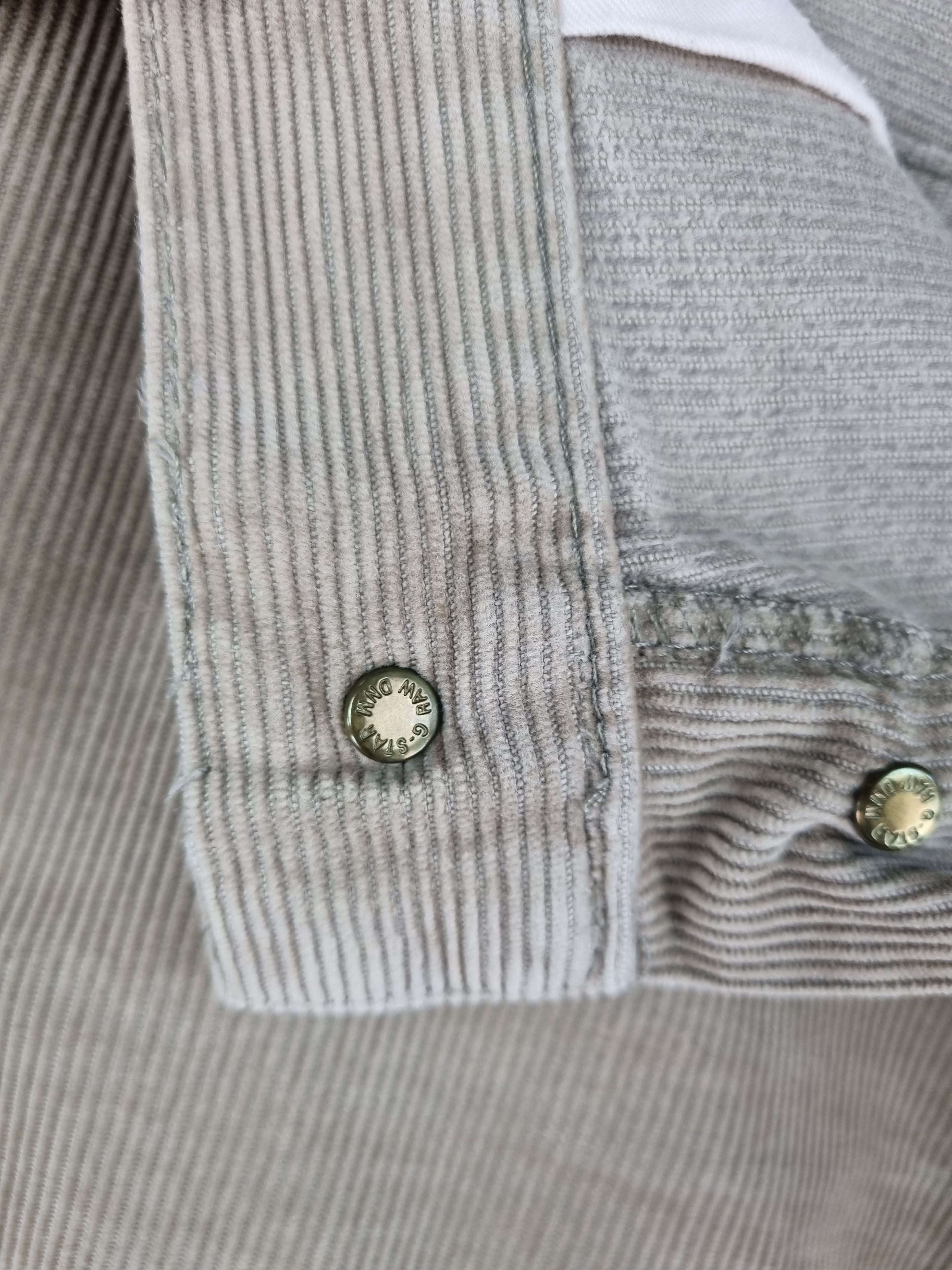 G-Star × Vintage 90s Gstar Corduroy Double Knees Rare Biker Pants Size US 33 - 14 Thumbnail