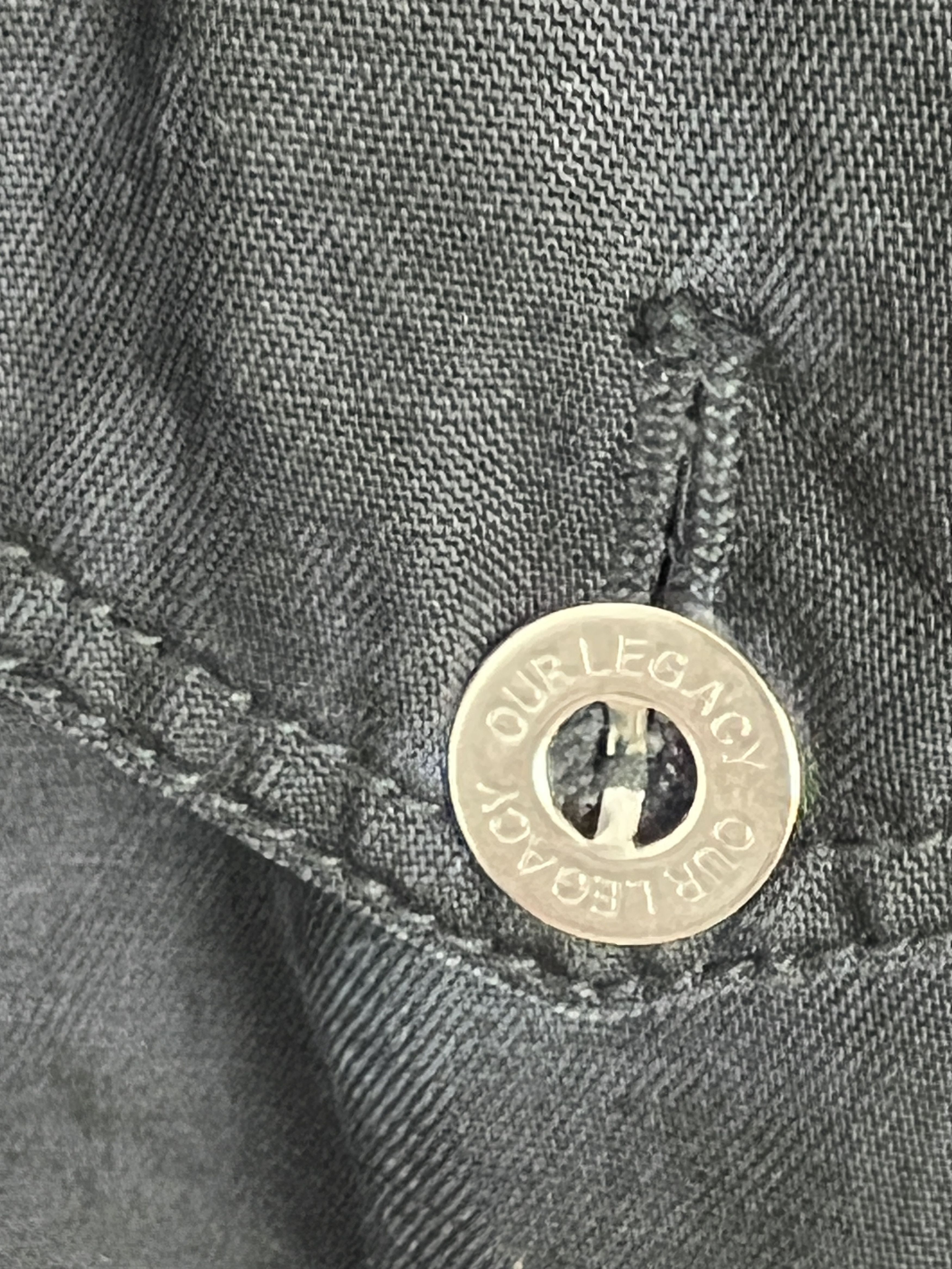 Our Legacy Decon Liquid Black Denim Over Shirt Size US M / EU 48-50 / 2 - 5 Thumbnail