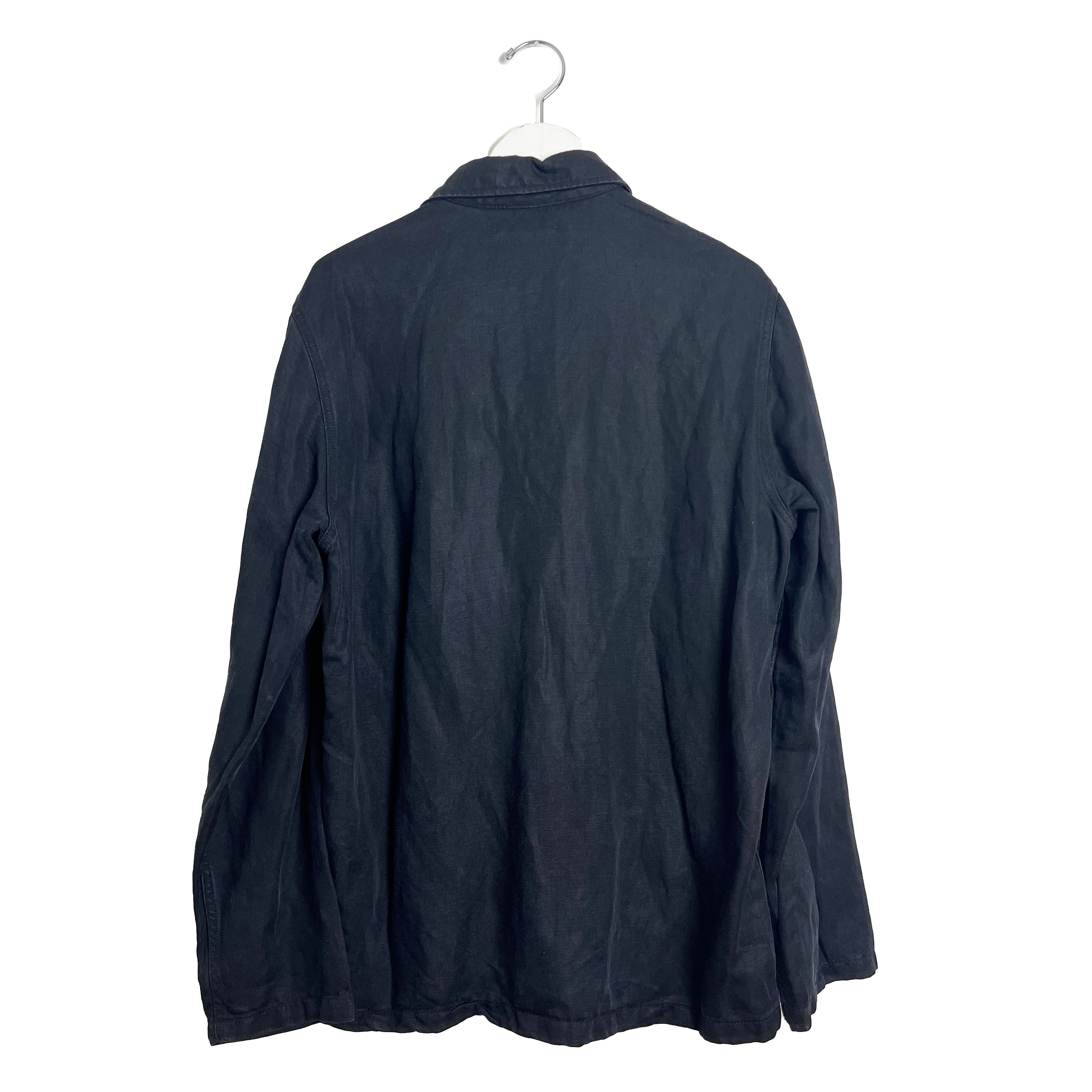 Our Legacy Decon Liquid Black Denim Over Shirt Size US M / EU 48-50 / 2 - 2 Thumbnail