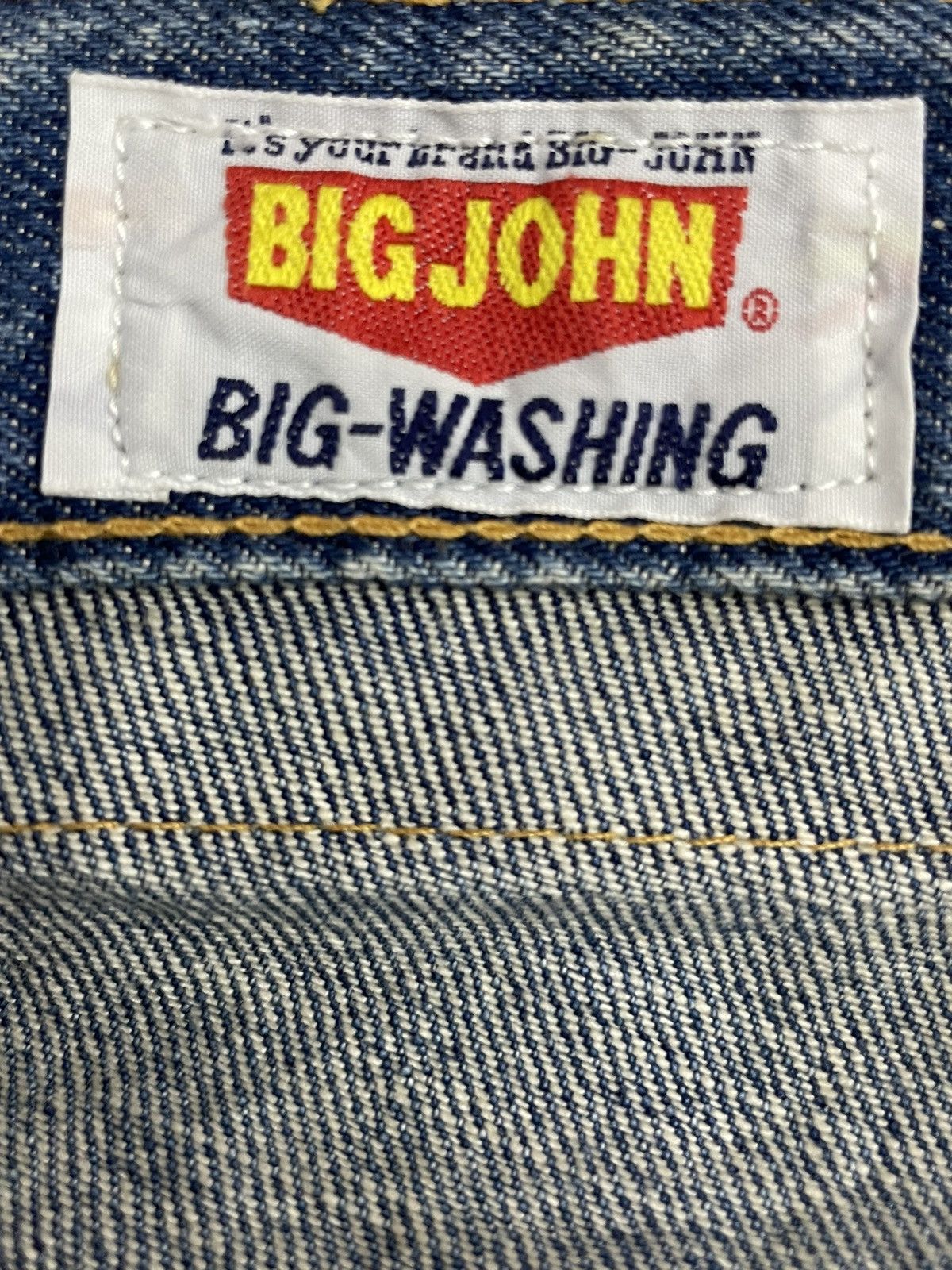 Big John × Japanese Brand × Vintage Vintage 80s Big John Bell Bottom Super Flared & Leather Belt Size US 29 - 14 Thumbnail