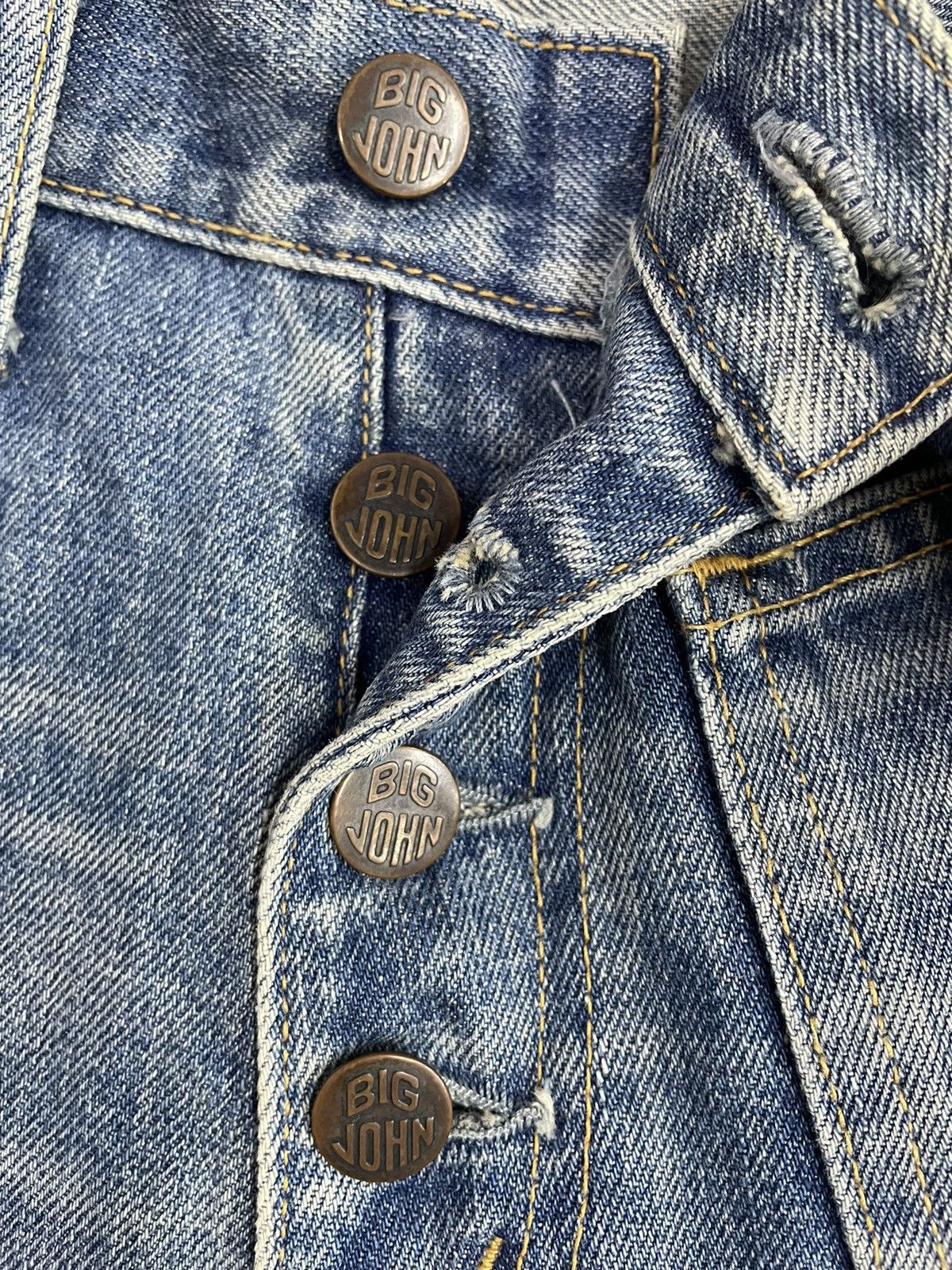 Big John × Japanese Brand × Vintage Vintage 80s Big John Bell Bottom Super Flared & Leather Belt Size US 29 - 8 Thumbnail