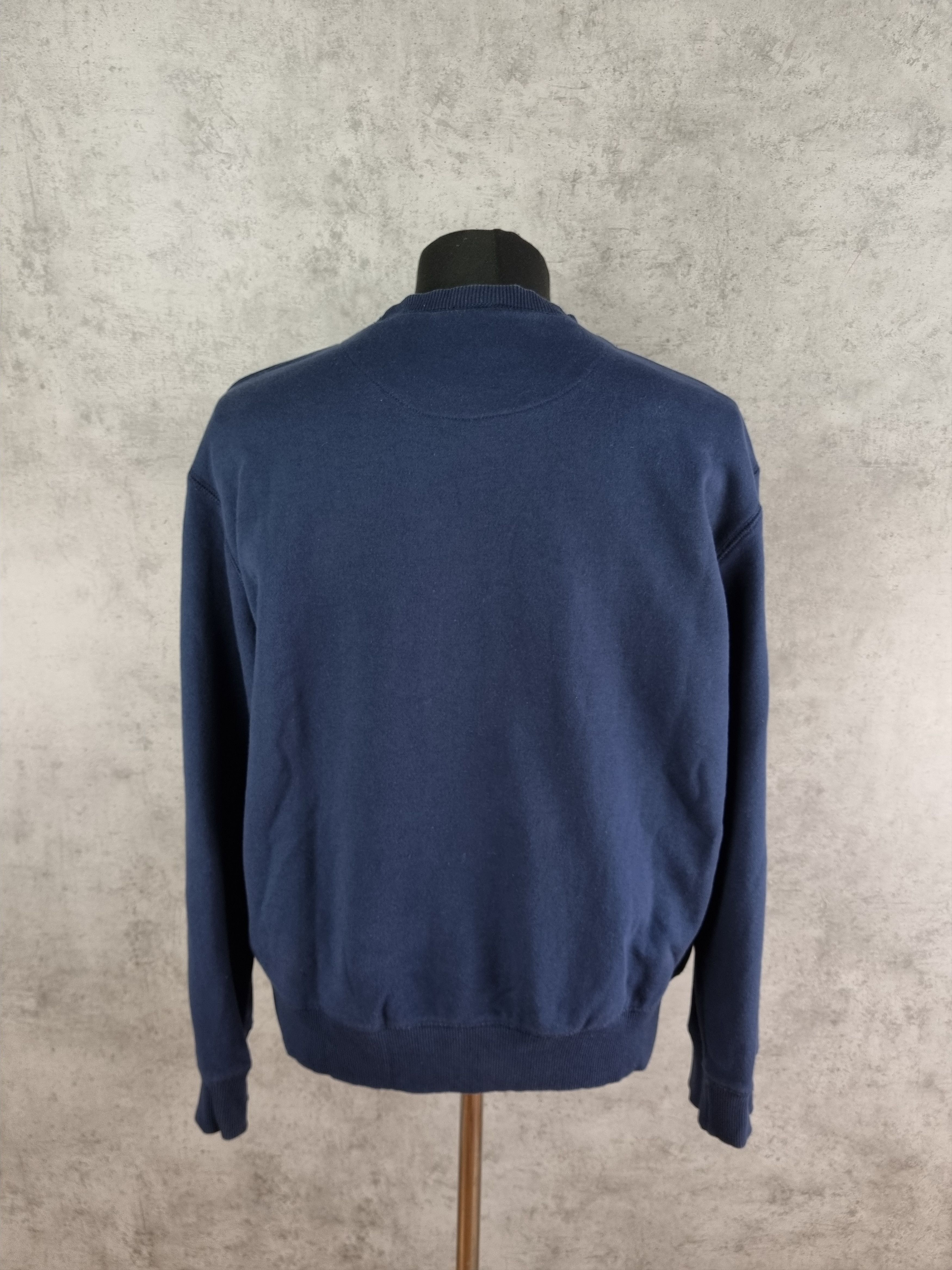 Nike × Vintage Nike Small Swoosh Navy Sweatshirt Size US L / EU 52-54 / 3 - 5 Thumbnail