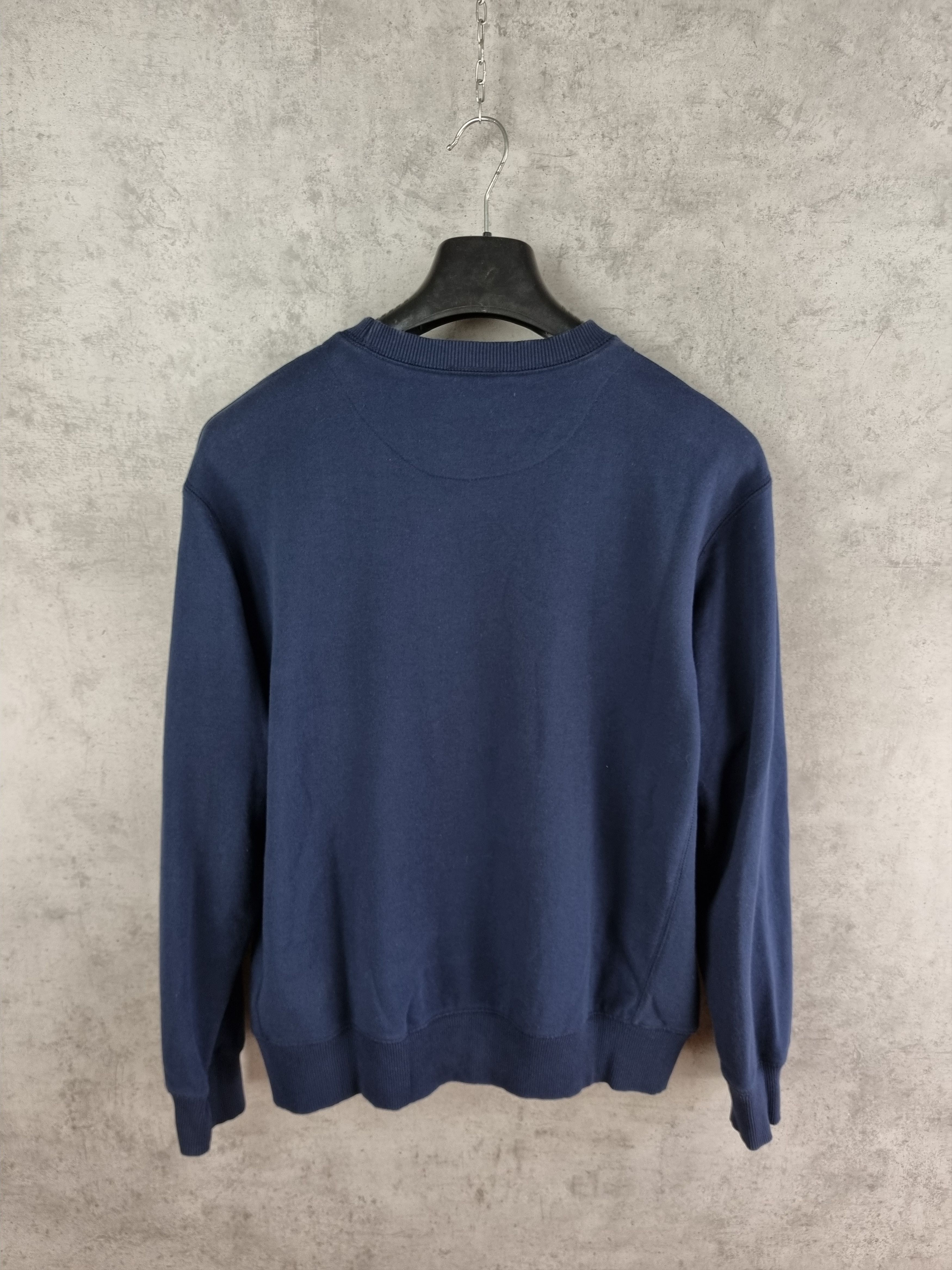 Nike × Vintage Nike Small Swoosh Navy Sweatshirt Size US L / EU 52-54 / 3 - 3 Thumbnail