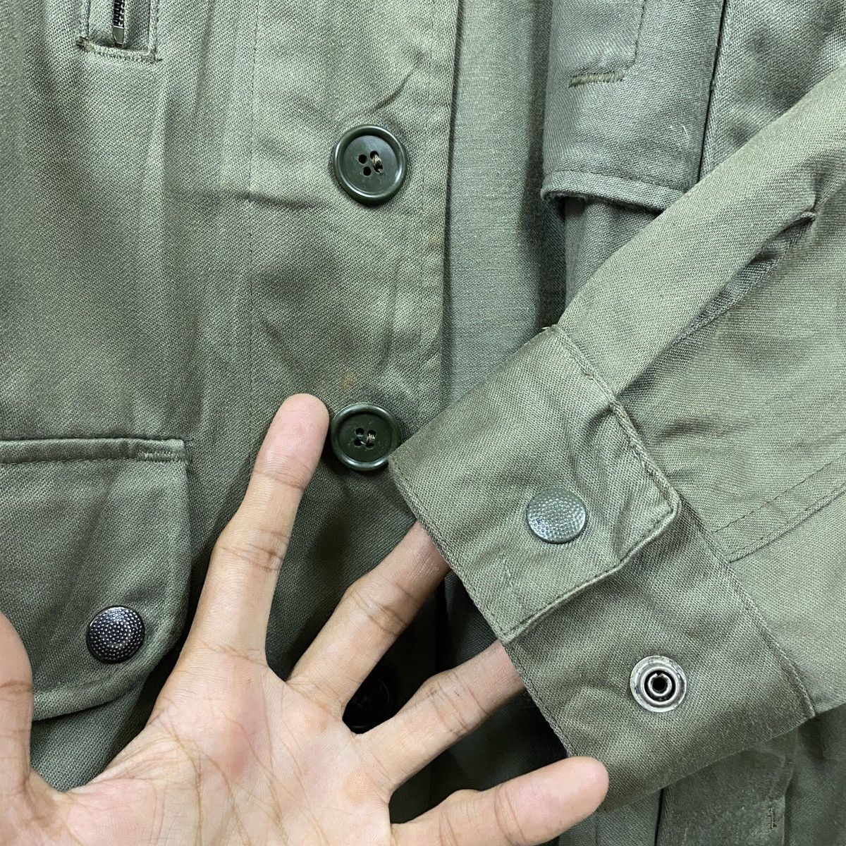 Vintage Vintage 80s Ugecoma Military Jacket Paris French Army Size US S / EU 44-46 / 1 - 10 Thumbnail