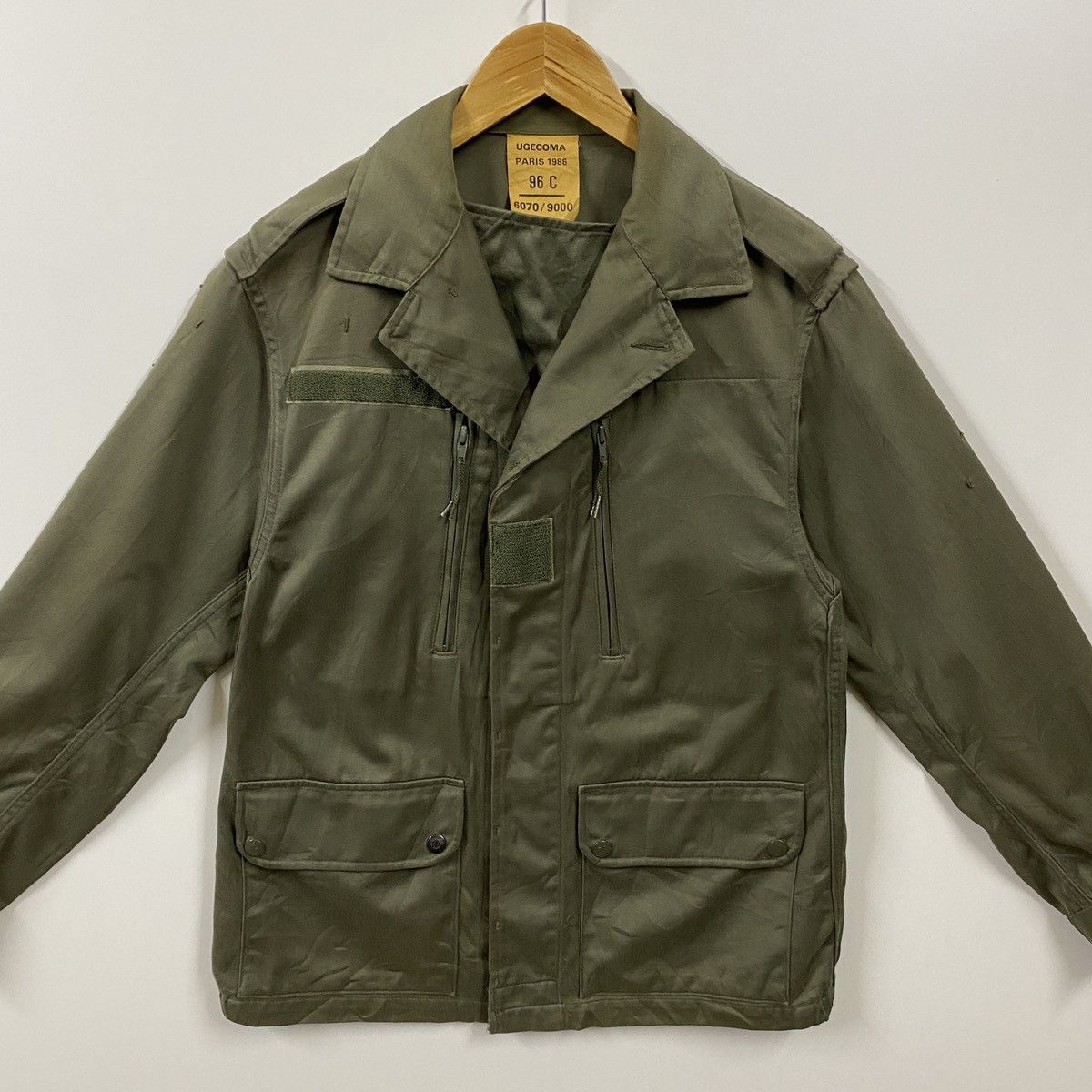 Vintage Vintage 80s Ugecoma Military Jacket Paris French Army Size US S / EU 44-46 / 1 - 3 Thumbnail