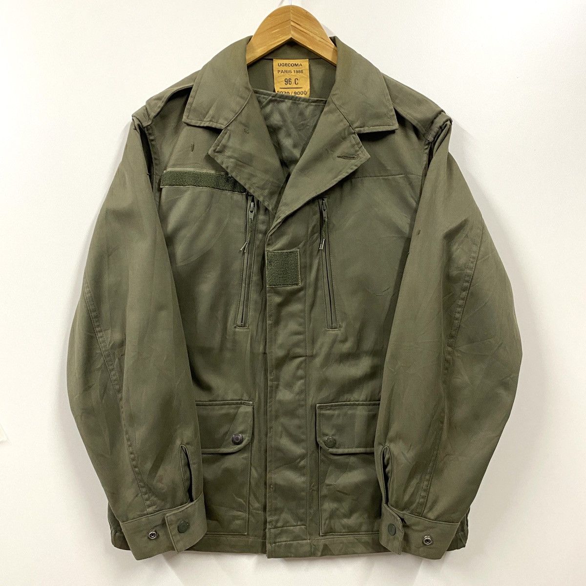 Vintage Vintage 80s Ugecoma Military Jacket Paris French Army Size US S / EU 44-46 / 1 - 2 Thumbnail