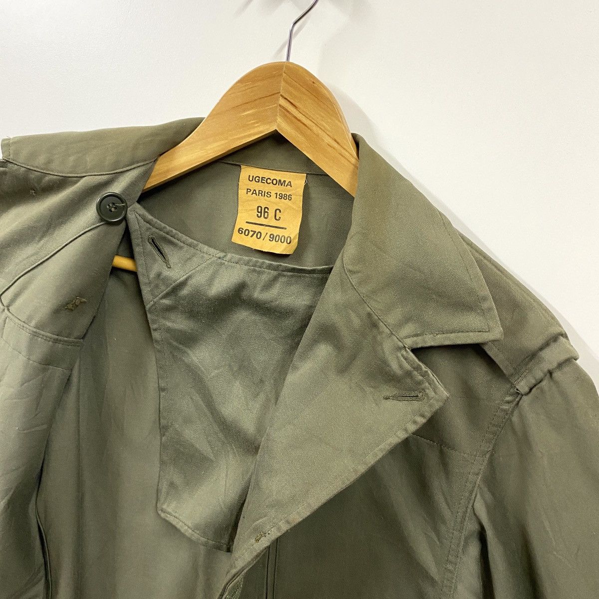 Vintage Vintage 80s Ugecoma Military Jacket Paris French Army Size US S / EU 44-46 / 1 - 9 Thumbnail