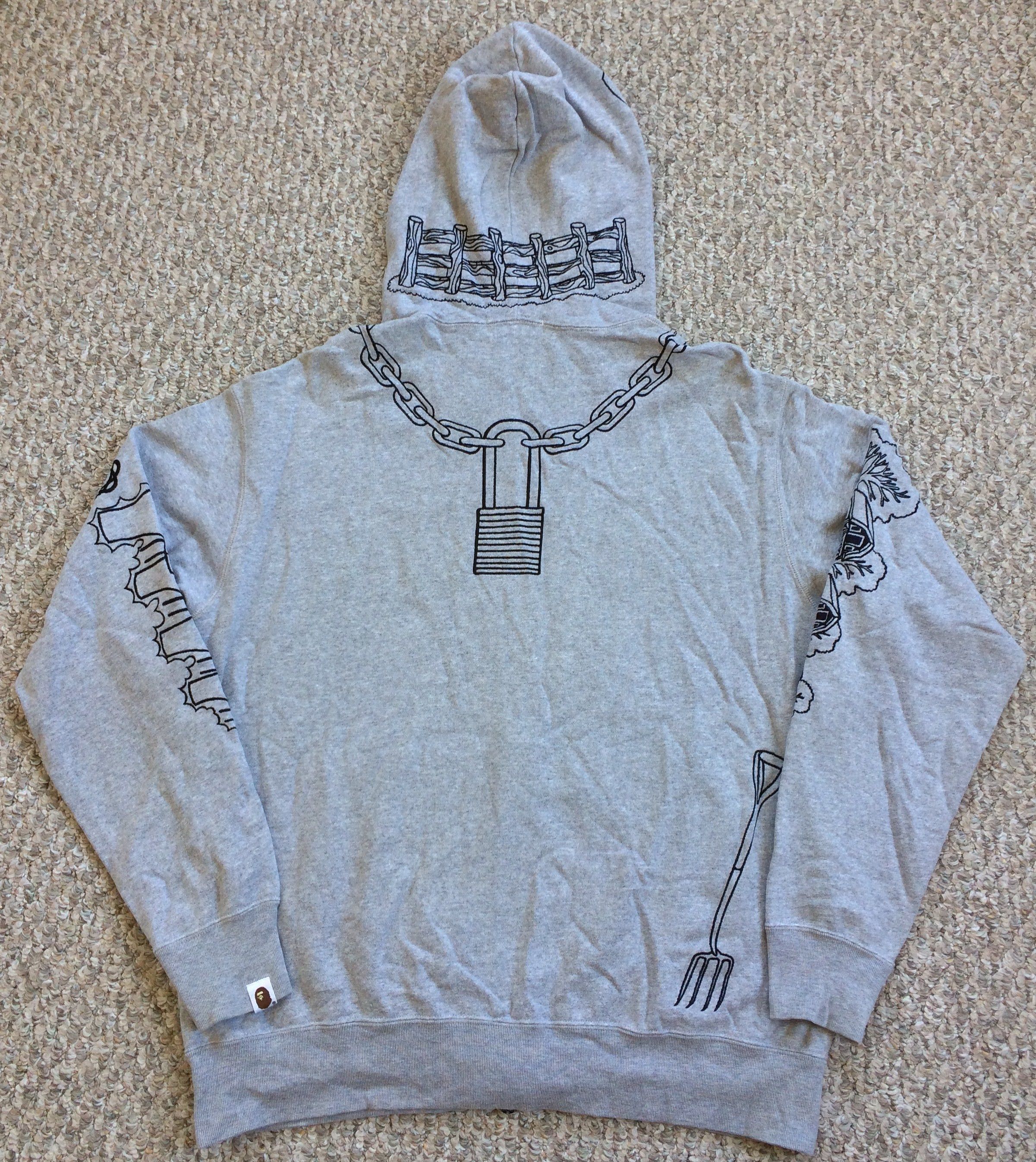 Bape OG Bape Aoyama Royal Cow Full Zip Hoodie Size US M / EU 48-50 / 2 - 7 Thumbnail