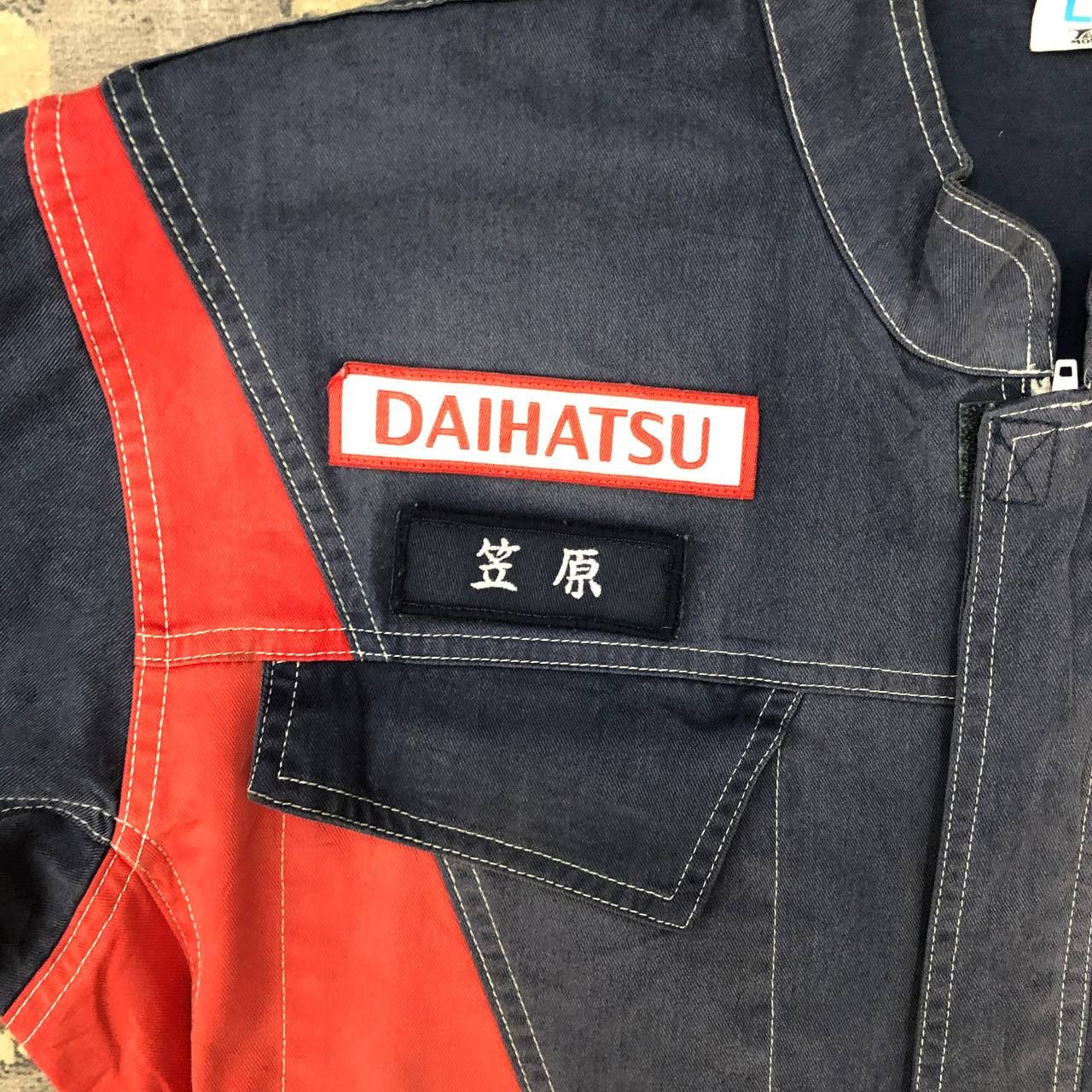 Japanese Brand P706 SUN FADED DISTRESSED DAIHATSU COVERALLS Size US XL / EU 56 / 4 - 7 Thumbnail