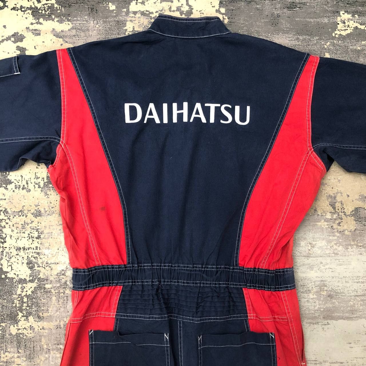 Japanese Brand P706 SUN FADED DISTRESSED DAIHATSU COVERALLS Size US XL / EU 56 / 4 - 5 Thumbnail