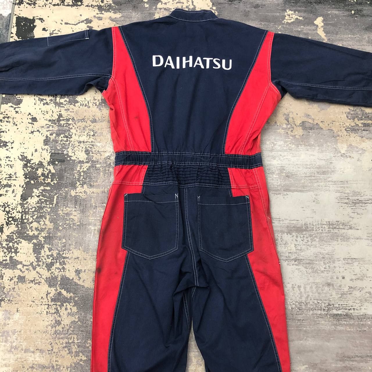 Japanese Brand P706 SUN FADED DISTRESSED DAIHATSU COVERALLS Size US XL / EU 56 / 4 - 1 Thumbnail