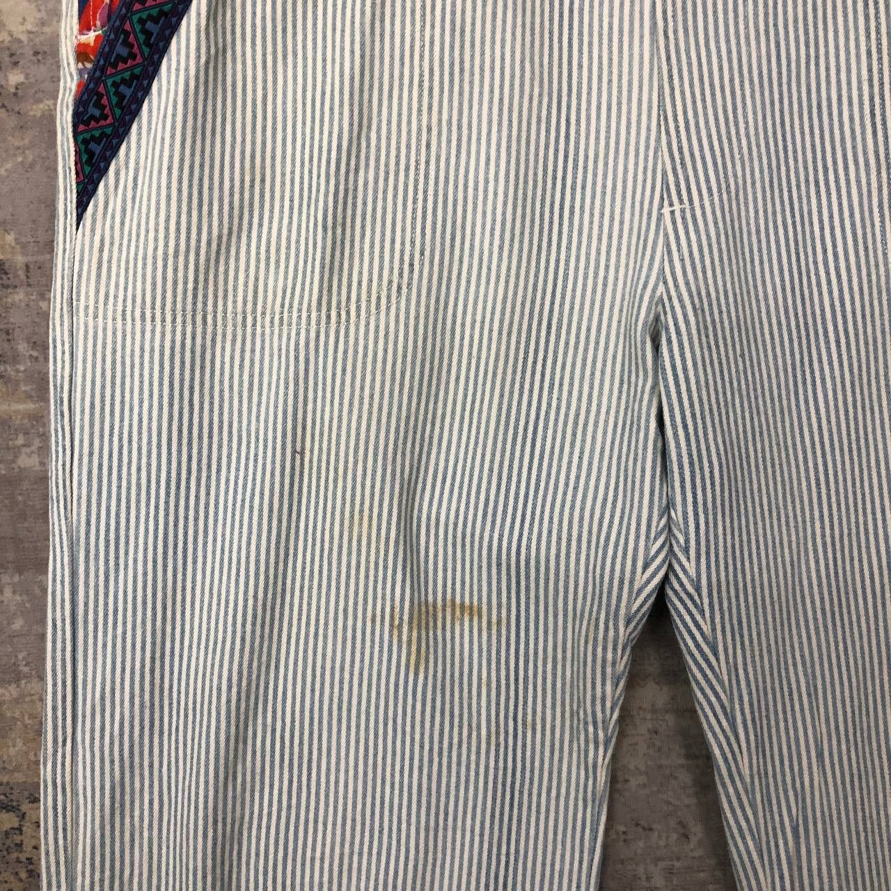 Japanese Brand P710 TITICACA ICONIC HICKORY STRIPE COVERALLS Size US 34 / EU 50 - 6 Thumbnail