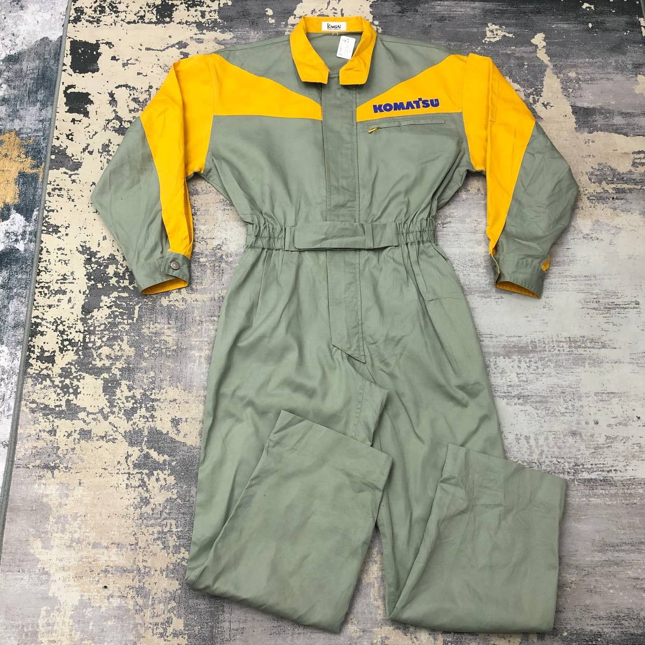 Japanese Brand × Kansai Yamamoto P713 KOMATSU X KANSAI YAMAMOTO COVERALLS Size US L / EU 52-54 / 3 - 1 Thumbnail