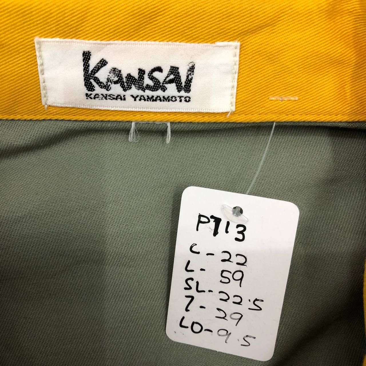 Japanese Brand × Kansai Yamamoto P713 KOMATSU X KANSAI YAMAMOTO COVERALLS Size US L / EU 52-54 / 3 - 6 Thumbnail