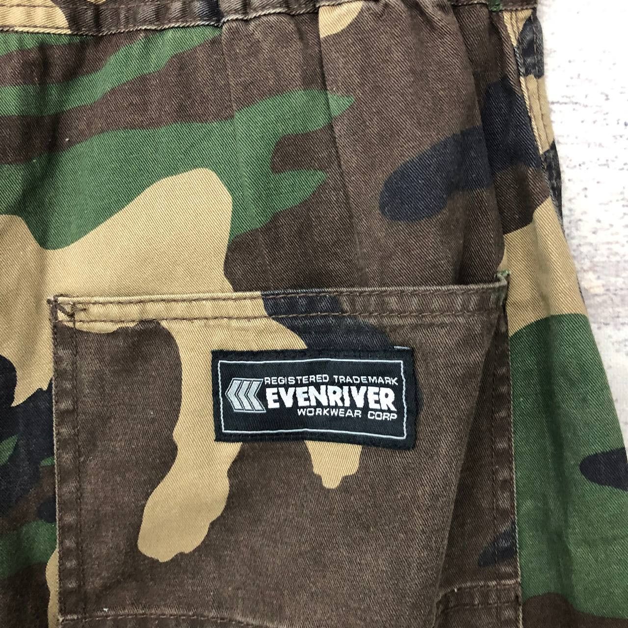 Japanese Brand P719 EVENRIVER CAMO HUNTING COVERALLS Size US L / EU 52-54 / 3 - 7 Thumbnail