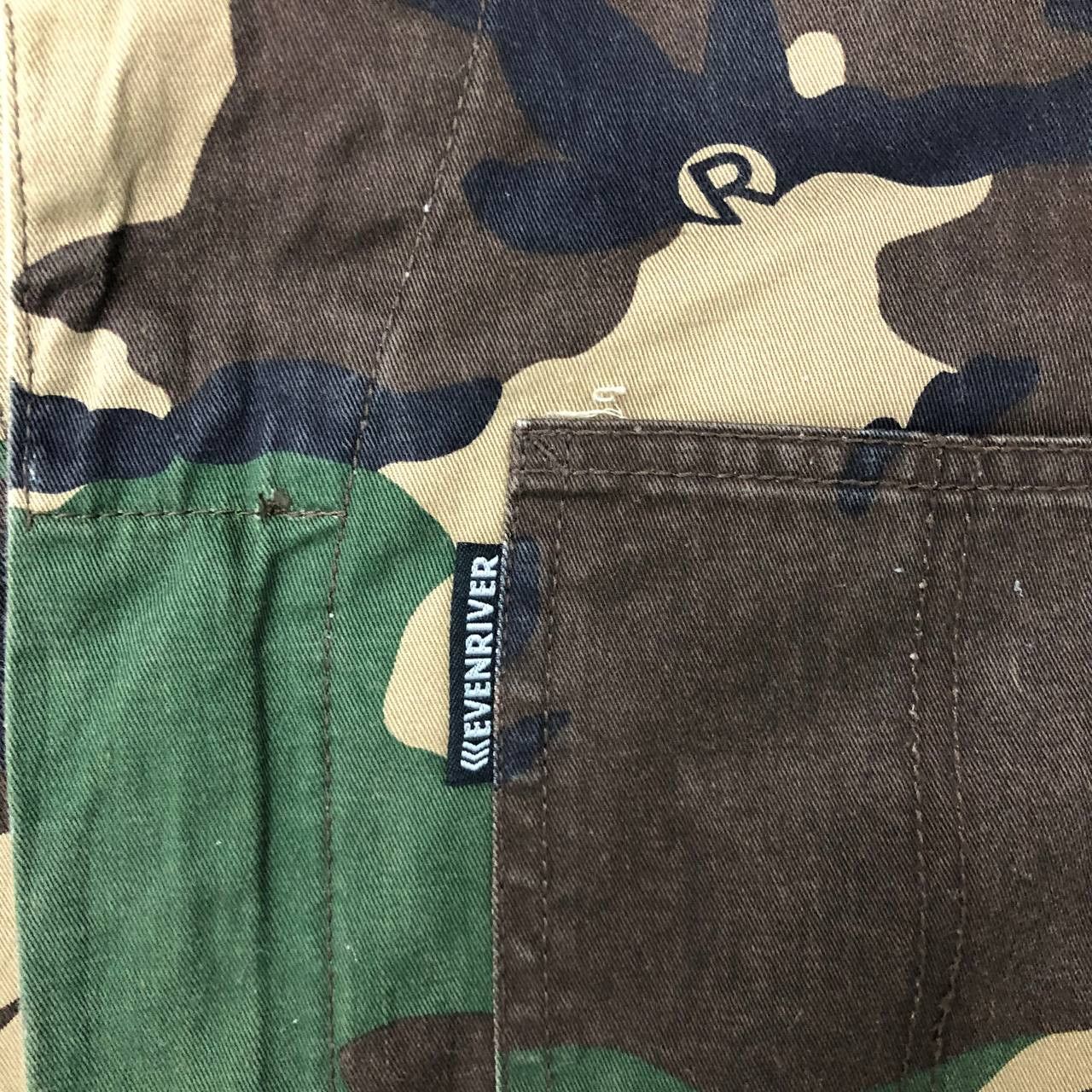 Japanese Brand P719 EVENRIVER CAMO HUNTING COVERALLS Size US L / EU 52-54 / 3 - 9 Thumbnail