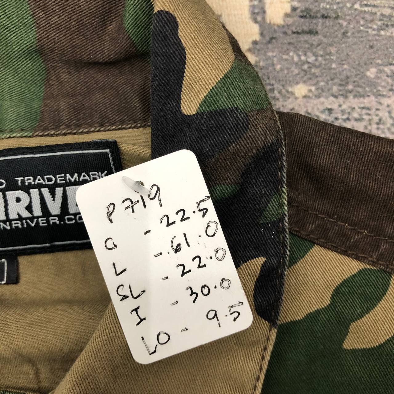 Japanese Brand P719 EVENRIVER CAMO HUNTING COVERALLS Size US L / EU 52-54 / 3 - 10 Thumbnail