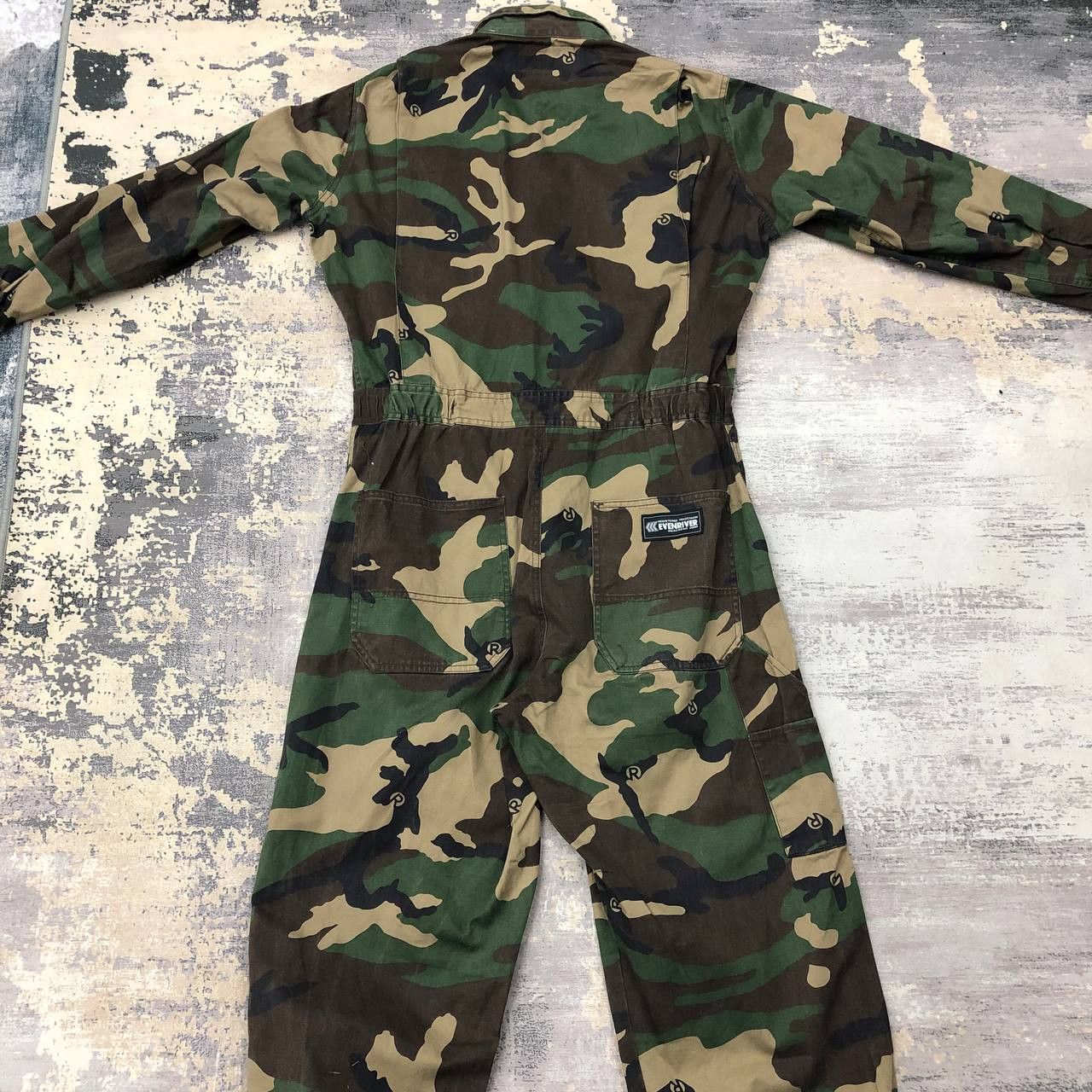 Japanese Brand P719 EVENRIVER CAMO HUNTING COVERALLS Size US L / EU 52-54 / 3 - 2 Thumbnail