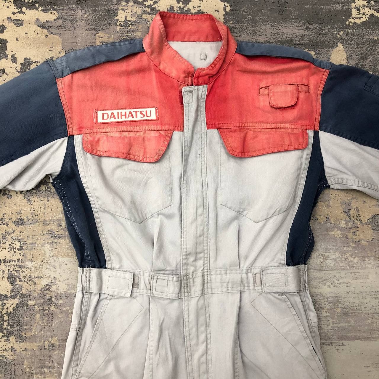 Japanese Brand P721 SUN FADED DAIHATSU COVERALLS Size US L / EU 52-54 / 3 - 4 Thumbnail