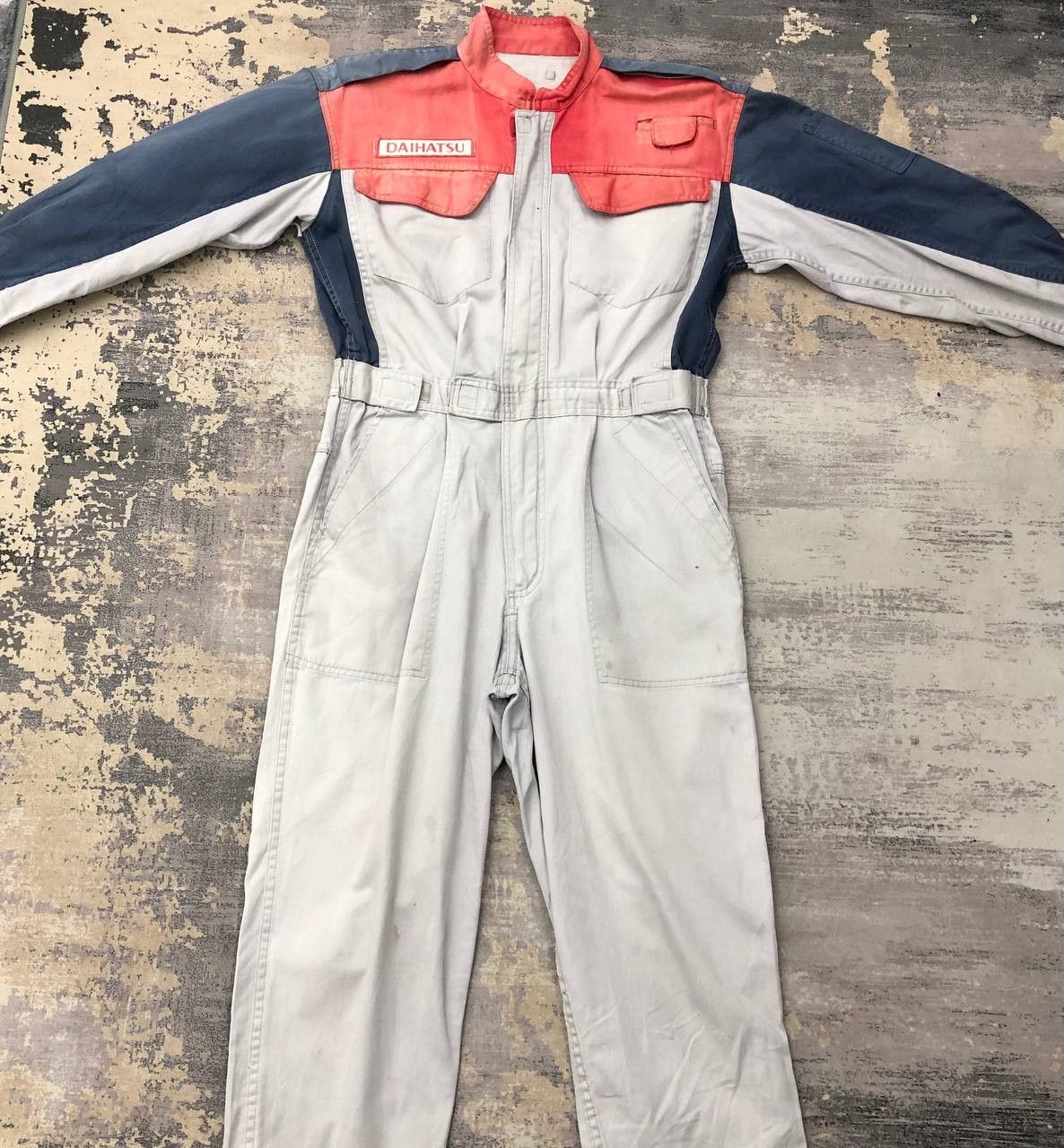 Japanese Brand P721 SUN FADED DAIHATSU COVERALLS Size US L / EU 52-54 / 3 - 3 Thumbnail
