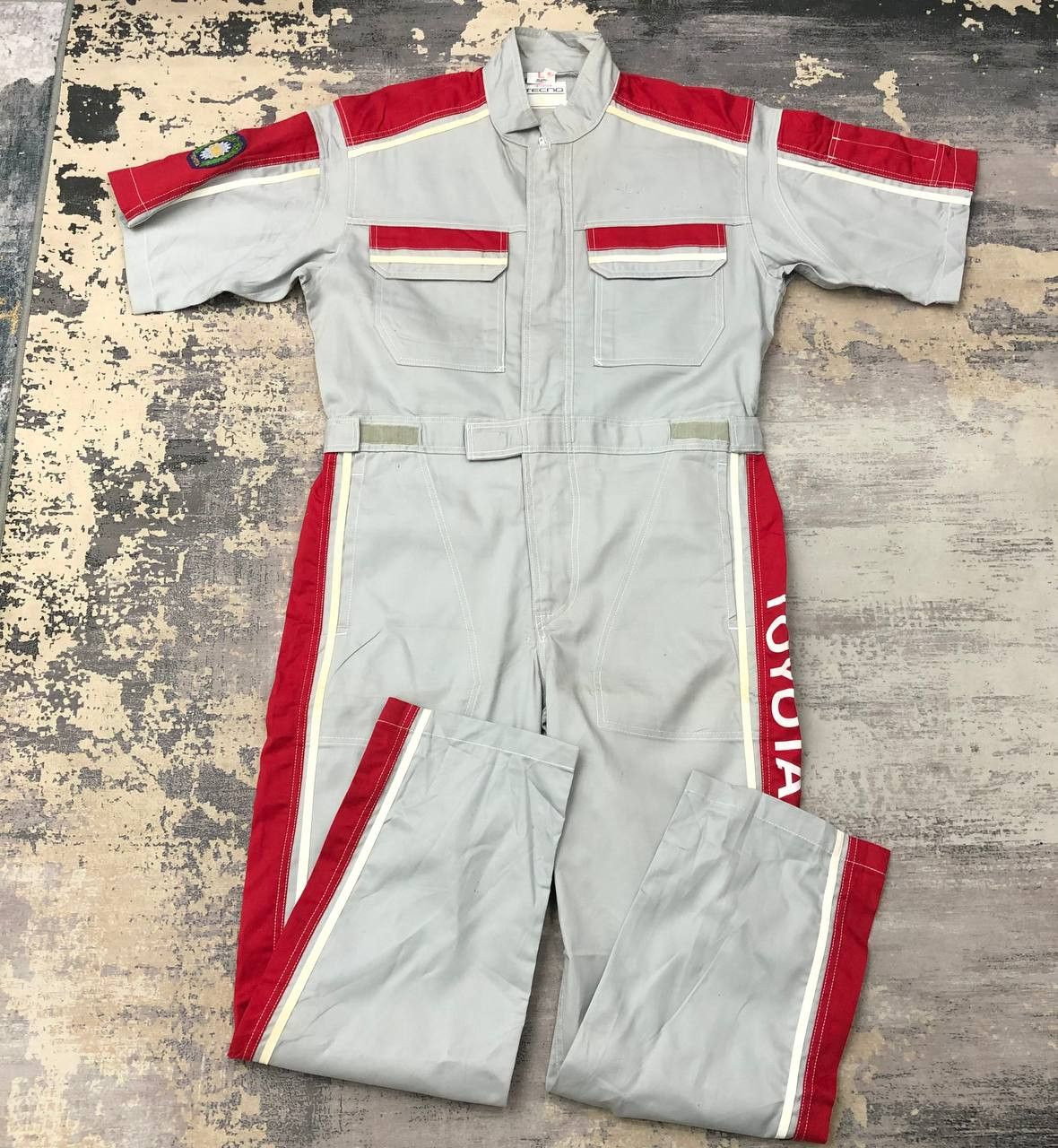 Japanese Brand P722 TOYOTA TECHNO COVERALLS Size US L / EU 52-54 / 3 - 2 Thumbnail