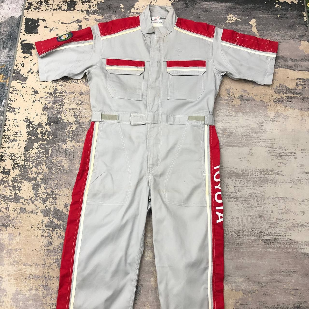 Japanese Brand P722 TOYOTA TECHNO COVERALLS Size US L / EU 52-54 / 3 - 3 Thumbnail