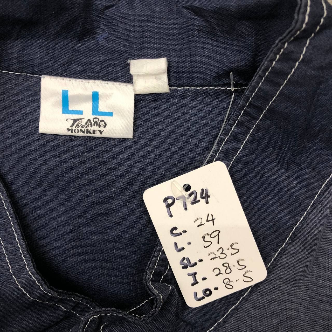 Japanese Brand P724 VTG DAIHATSU DISTRESSED COVERALLS Size US XL / EU 56 / 4 - 9 Thumbnail