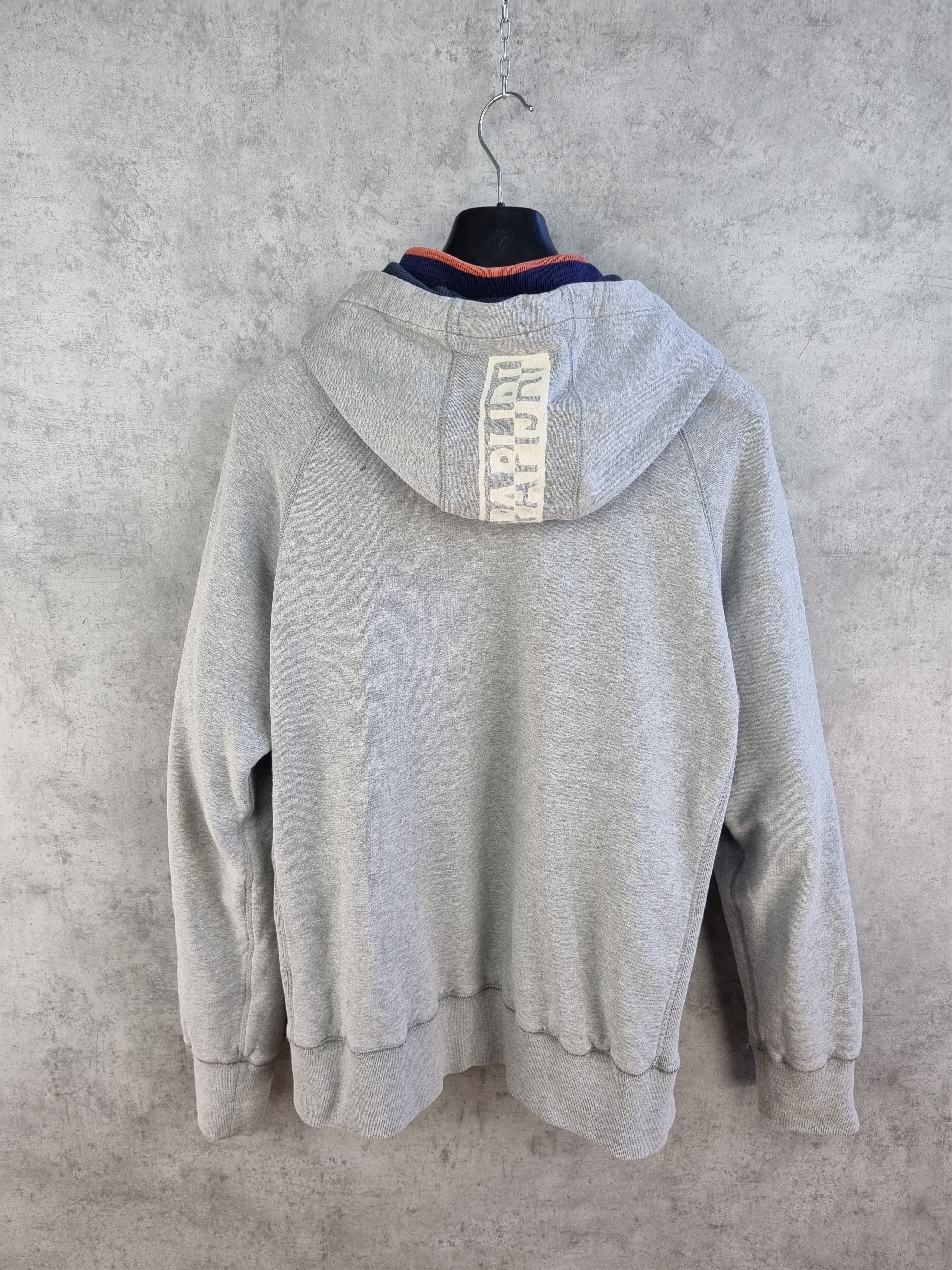 Napapijri Napapijri Big Logo Hooded Light Jacket Size US XL / EU 56 / 4 - 2 Thumbnail