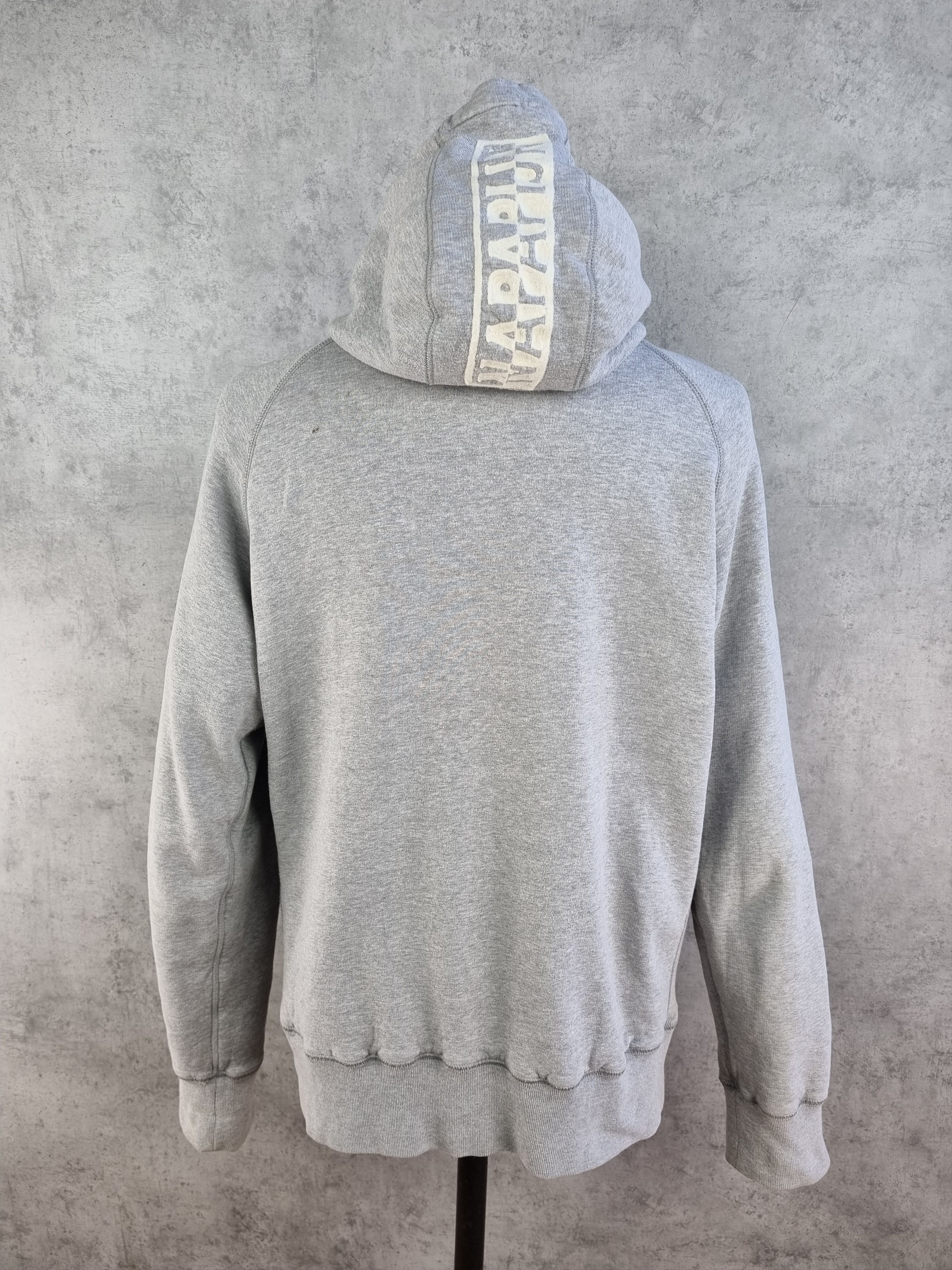Napapijri Napapijri Big Logo Hooded Light Jacket Size US XL / EU 56 / 4 - 4 Thumbnail
