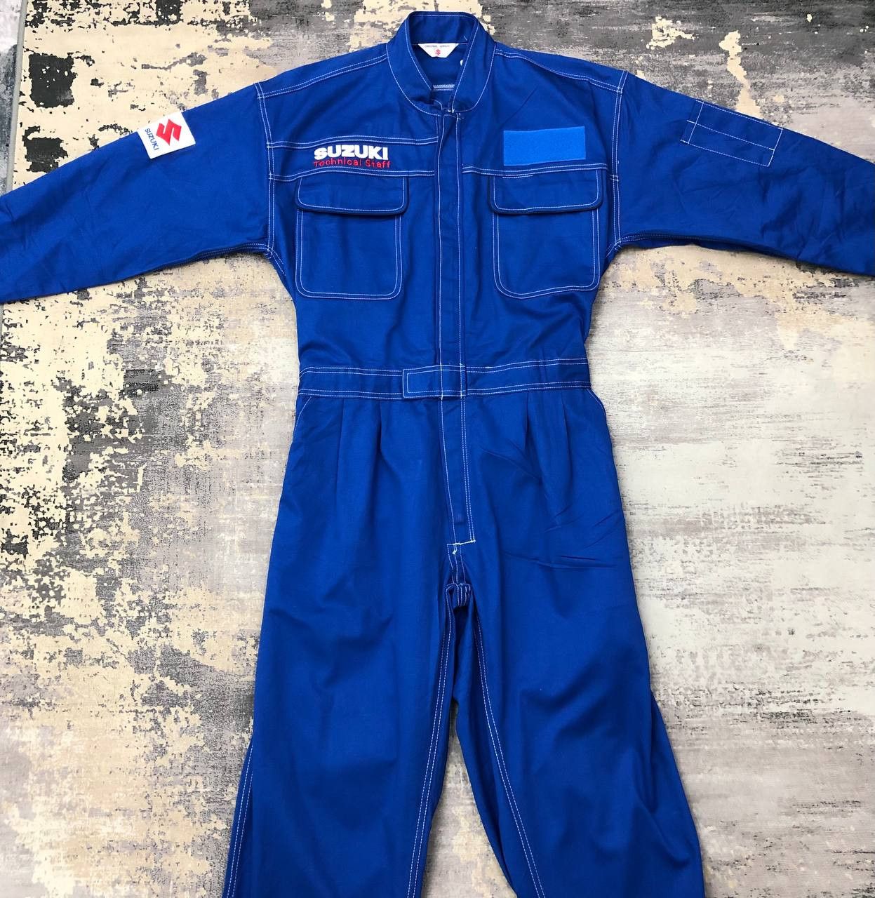 Japanese Brand P732 SUZUKI TECHNICAL STAFF COVERALLS Size US M / EU 48-50 / 2 - 3 Thumbnail