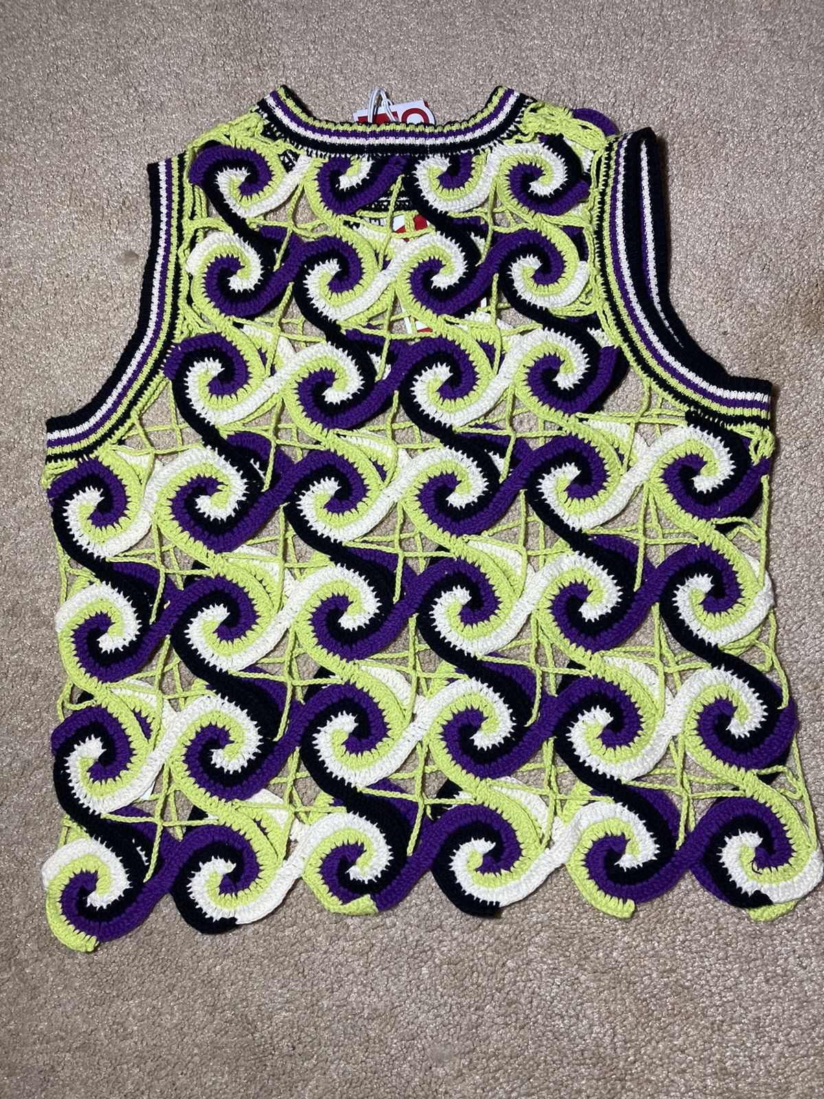 Comme des Garçons 2008 Pattern Knit Vest Comme des Garçons 2008 Pattern Knit Vest
