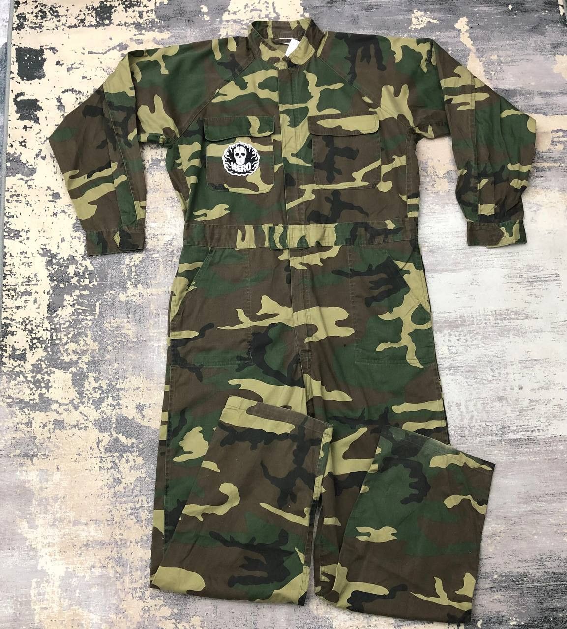 Vintage P735 VTG CAMO HERO COVERALLS Size US XL / EU 56 / 4 - 1 Thumbnail