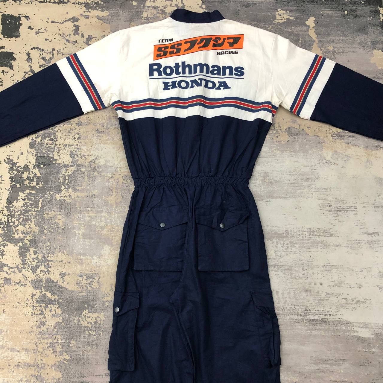 Honda × Vintage P739 VTG ROTHMANS RACING x HONDA COVERALLS MADE IN ...