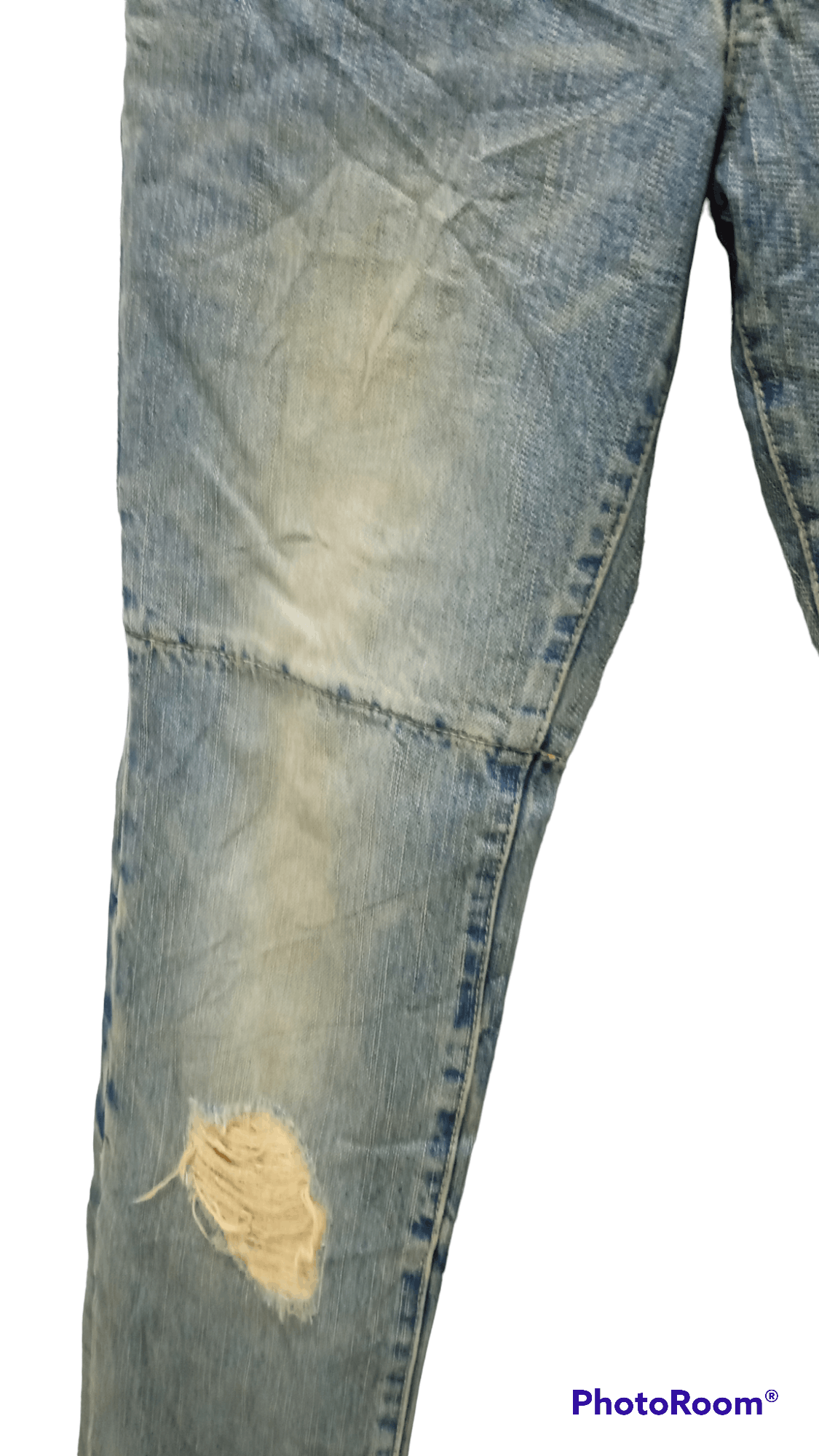 Japanese Brand × PPFM × Vintage 🔥🔥PPFM Double Waist Patchwork Jeans Denim Size US 31 - 12 Thumbnail