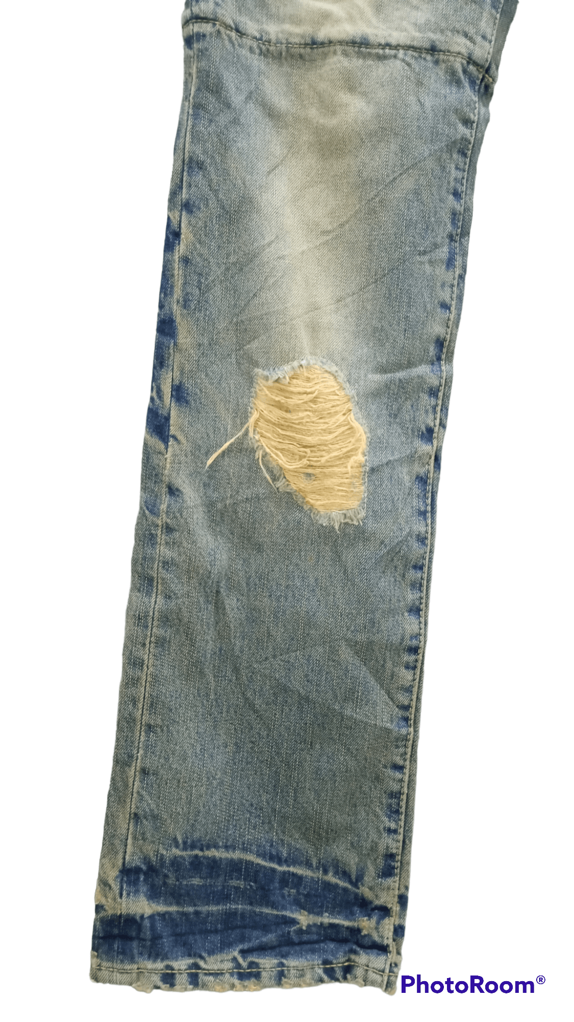 Japanese Brand × PPFM × Vintage 🔥🔥PPFM Double Waist Patchwork Jeans Denim Size US 31 - 6 Thumbnail