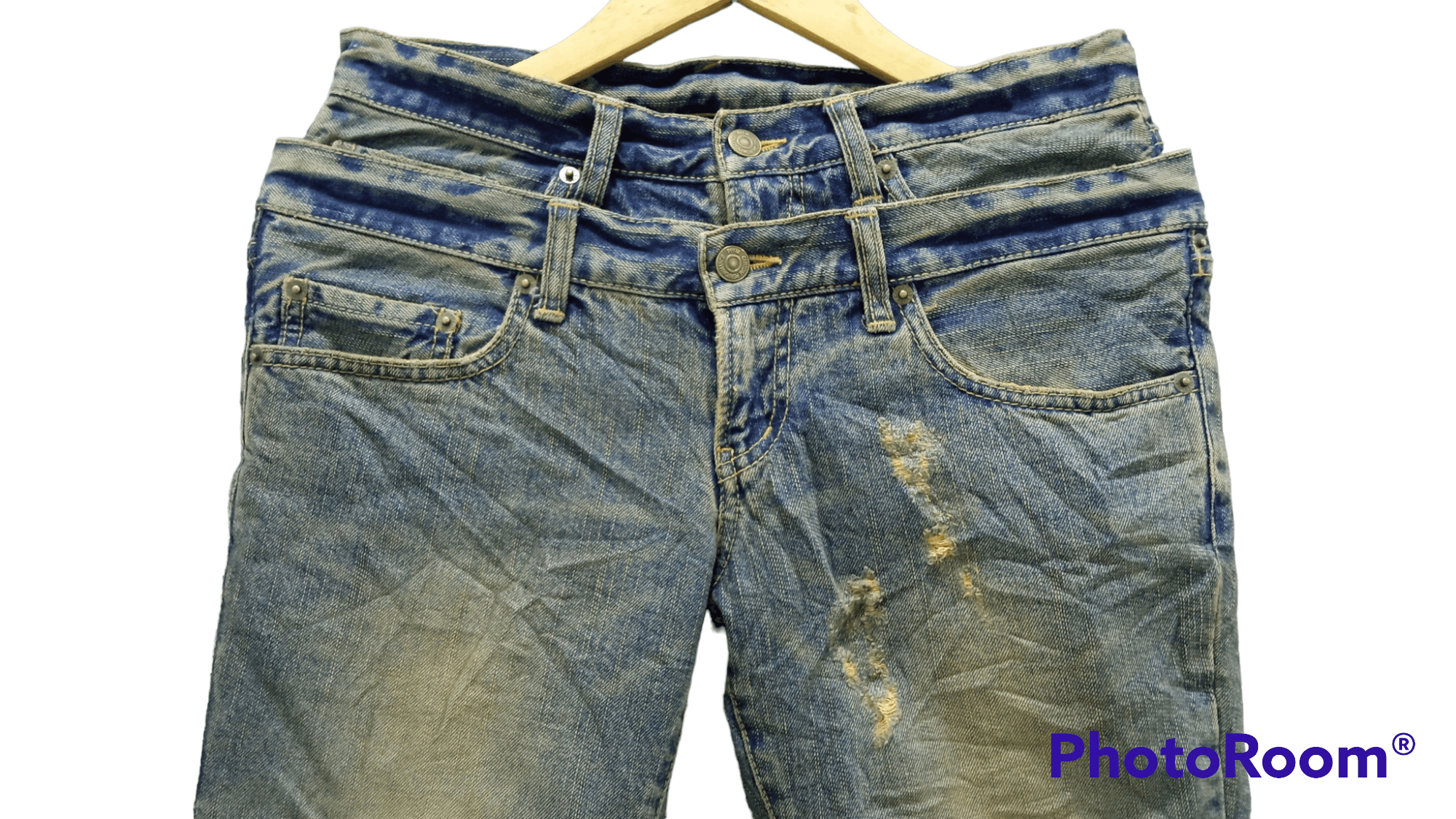 Japanese Brand × PPFM × Vintage 🔥🔥PPFM Double Waist Patchwork Jeans Denim Size US 31 - 8 Thumbnail