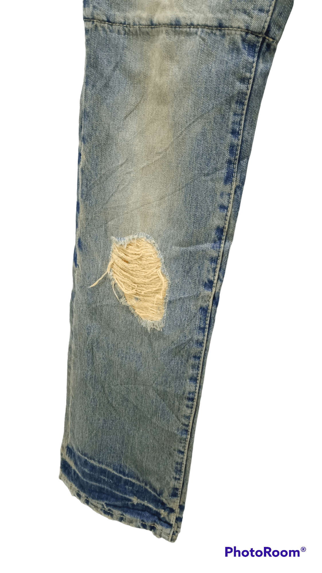 Japanese Brand × PPFM × Vintage 🔥🔥PPFM Double Waist Patchwork Jeans Denim Size US 31 - 13 Thumbnail